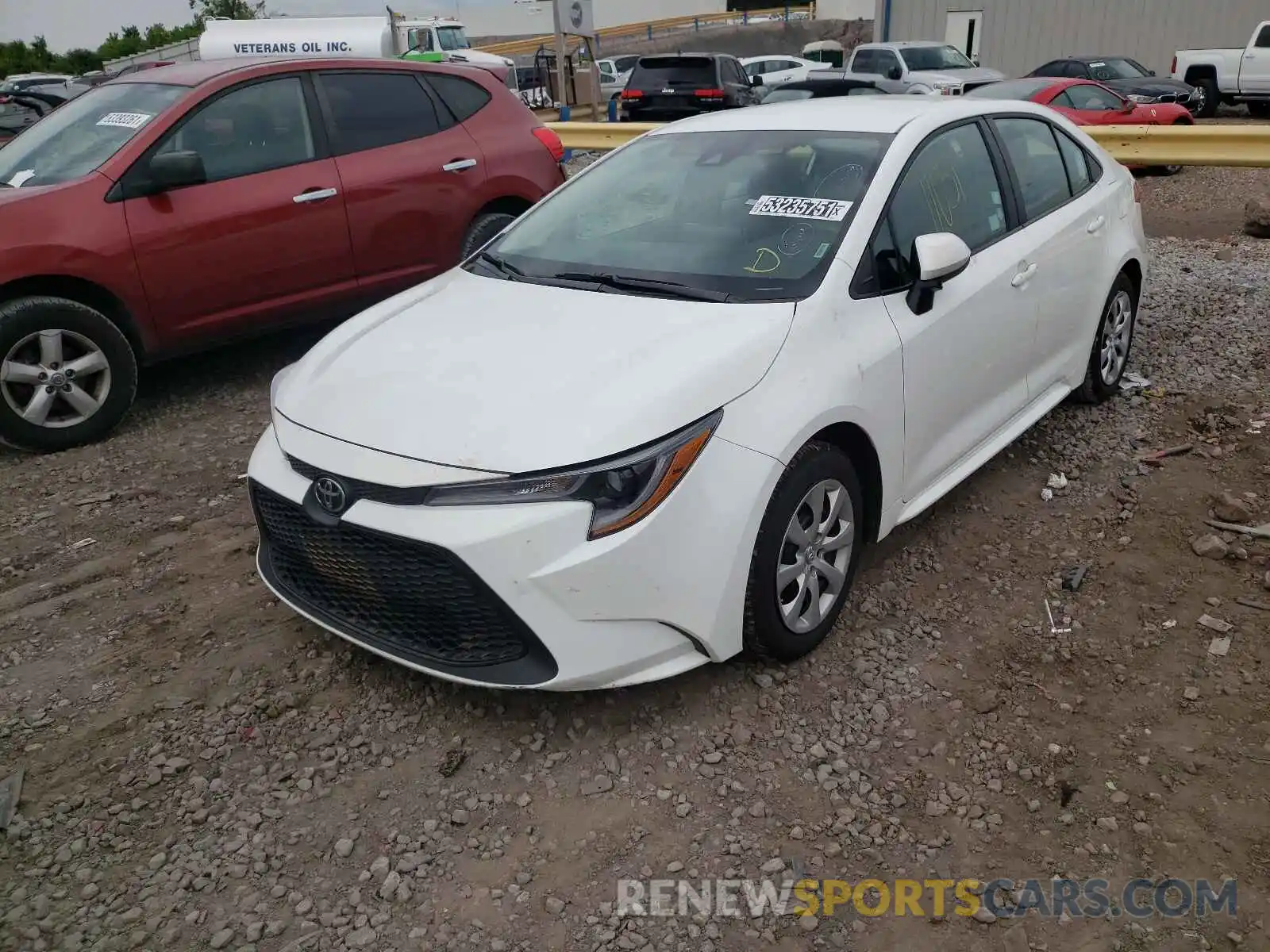 2 Photograph of a damaged car 5YFEPMAE4MP216402 TOYOTA COROLLA 2021