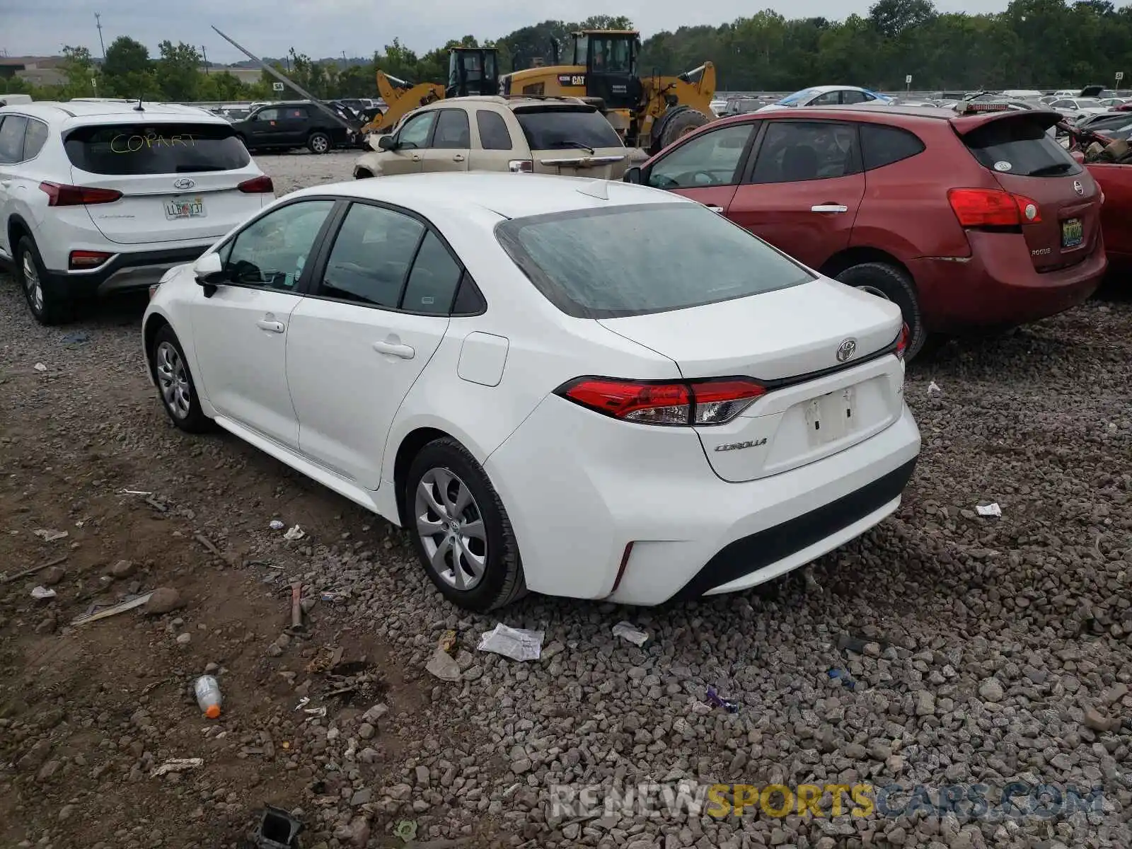 3 Photograph of a damaged car 5YFEPMAE4MP216402 TOYOTA COROLLA 2021