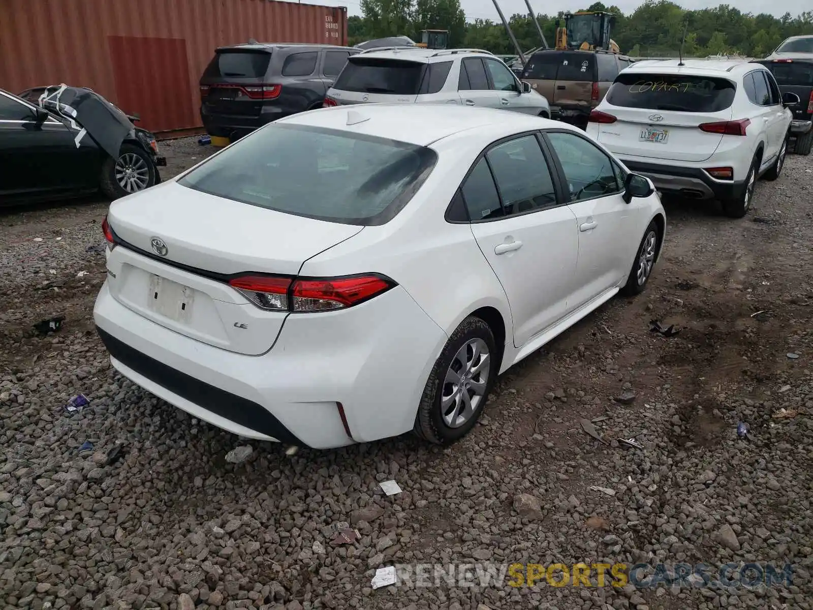 4 Photograph of a damaged car 5YFEPMAE4MP216402 TOYOTA COROLLA 2021