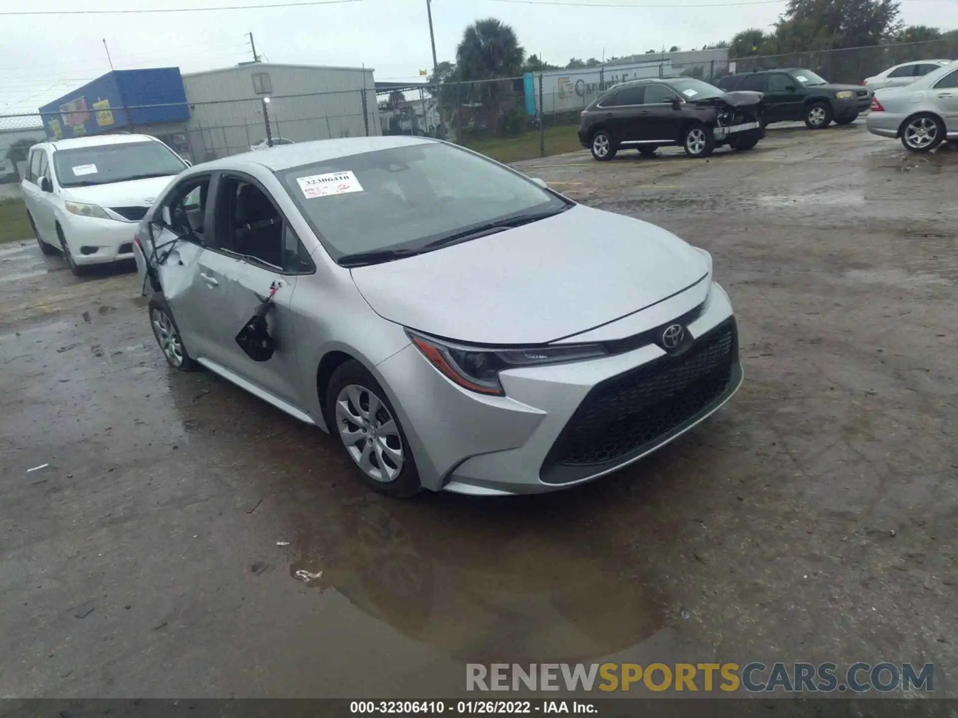 1 Photograph of a damaged car 5YFEPMAE4MP216495 TOYOTA COROLLA 2021