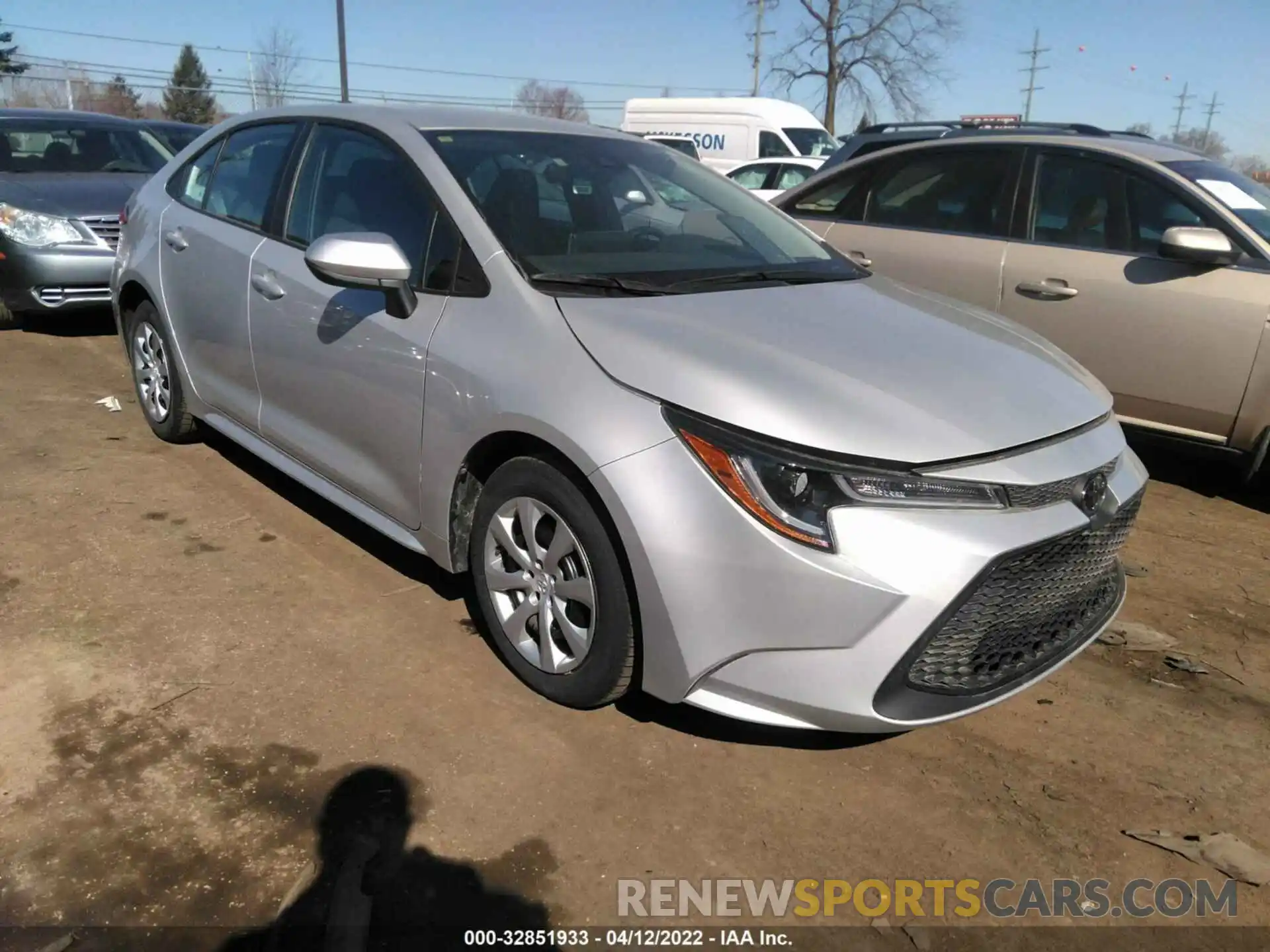 1 Photograph of a damaged car 5YFEPMAE4MP216609 TOYOTA COROLLA 2021