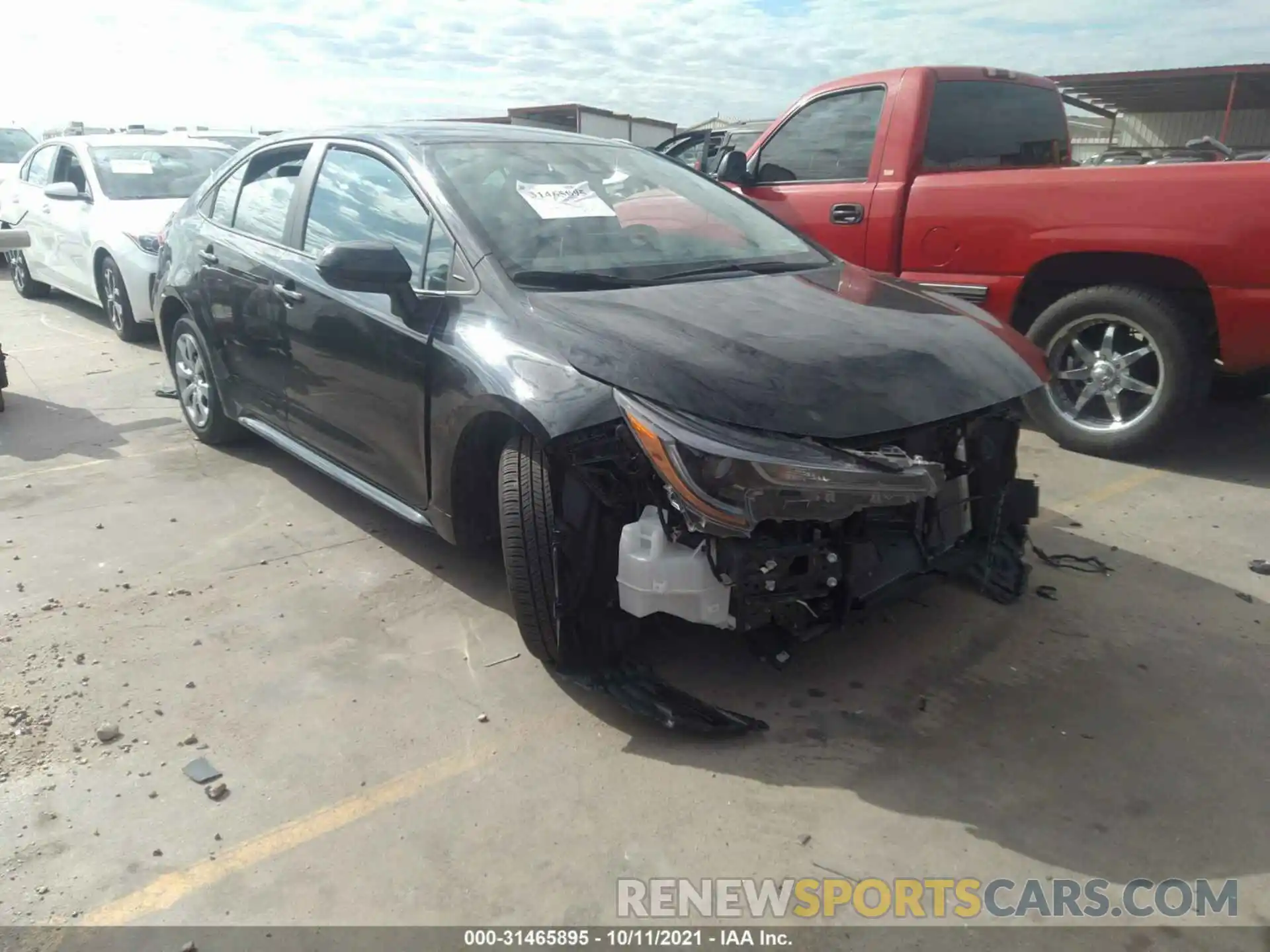 1 Photograph of a damaged car 5YFEPMAE4MP217517 TOYOTA COROLLA 2021