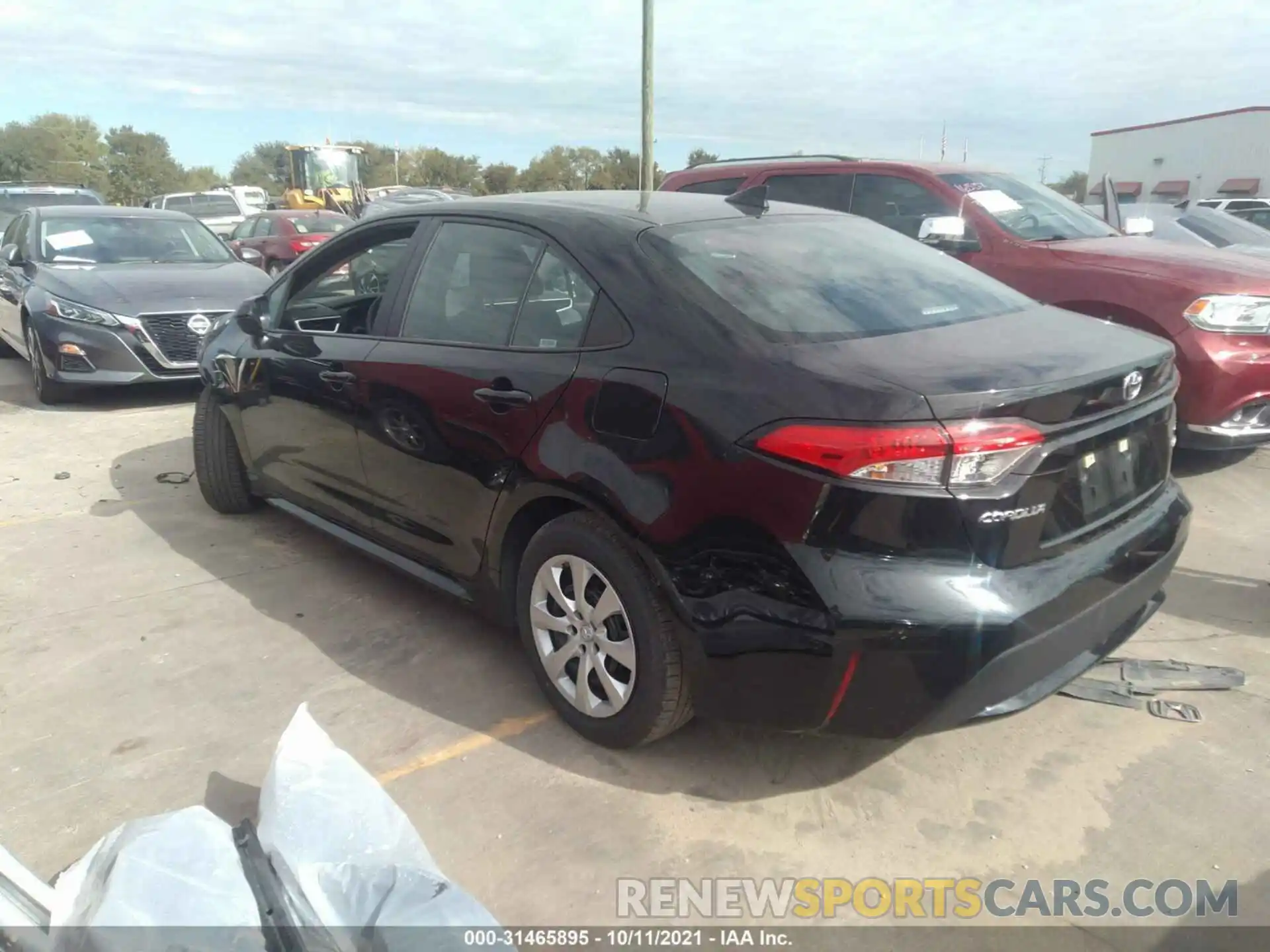 3 Photograph of a damaged car 5YFEPMAE4MP217517 TOYOTA COROLLA 2021