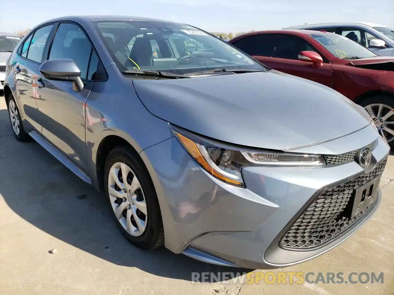 1 Photograph of a damaged car 5YFEPMAE4MP217534 TOYOTA COROLLA 2021