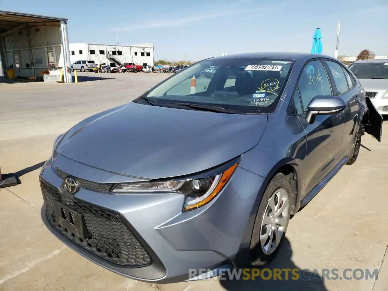 2 Photograph of a damaged car 5YFEPMAE4MP217534 TOYOTA COROLLA 2021