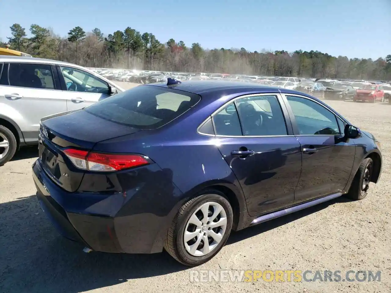 4 Photograph of a damaged car 5YFEPMAE4MP217789 TOYOTA COROLLA 2021