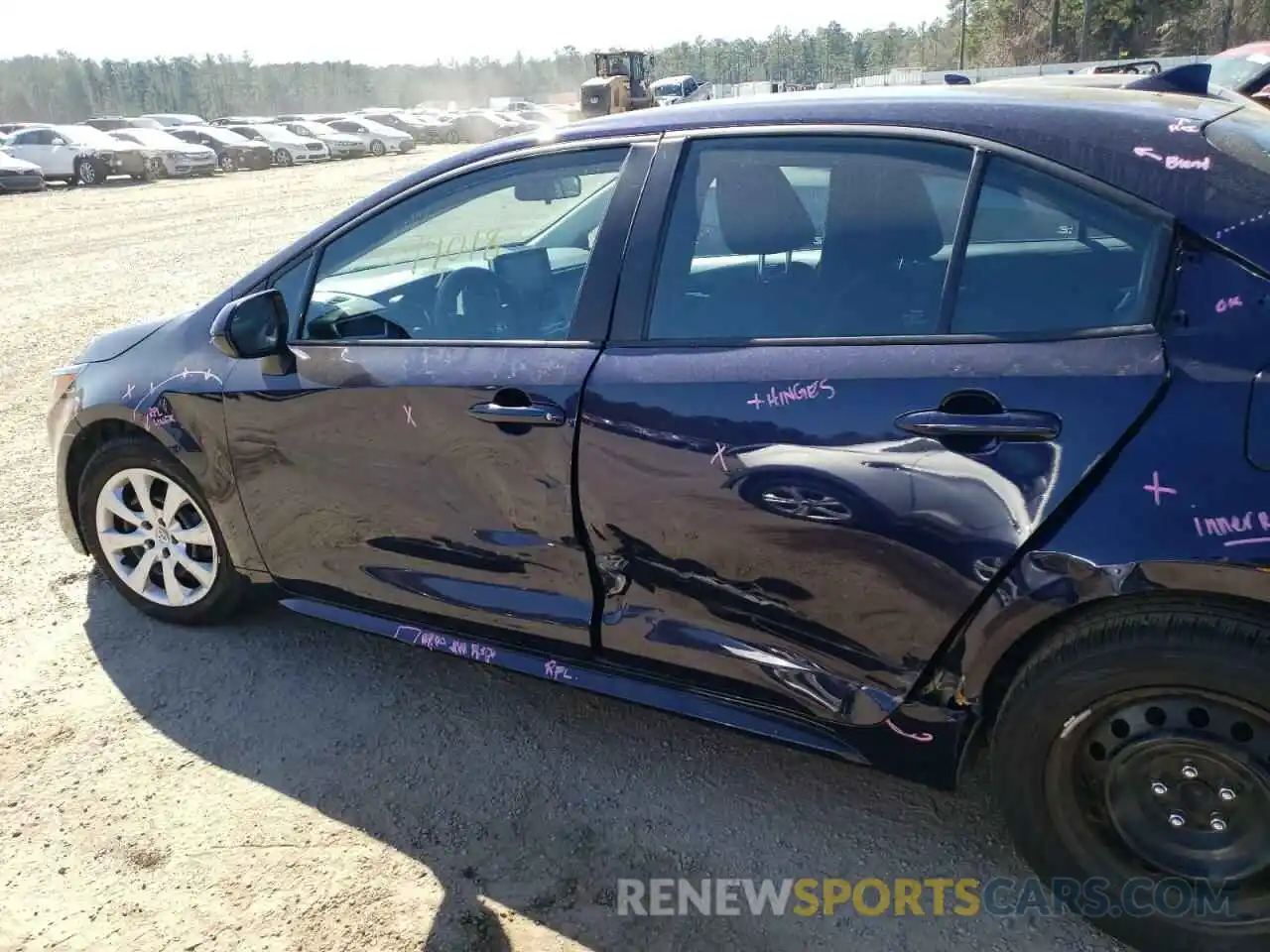 9 Photograph of a damaged car 5YFEPMAE4MP217789 TOYOTA COROLLA 2021