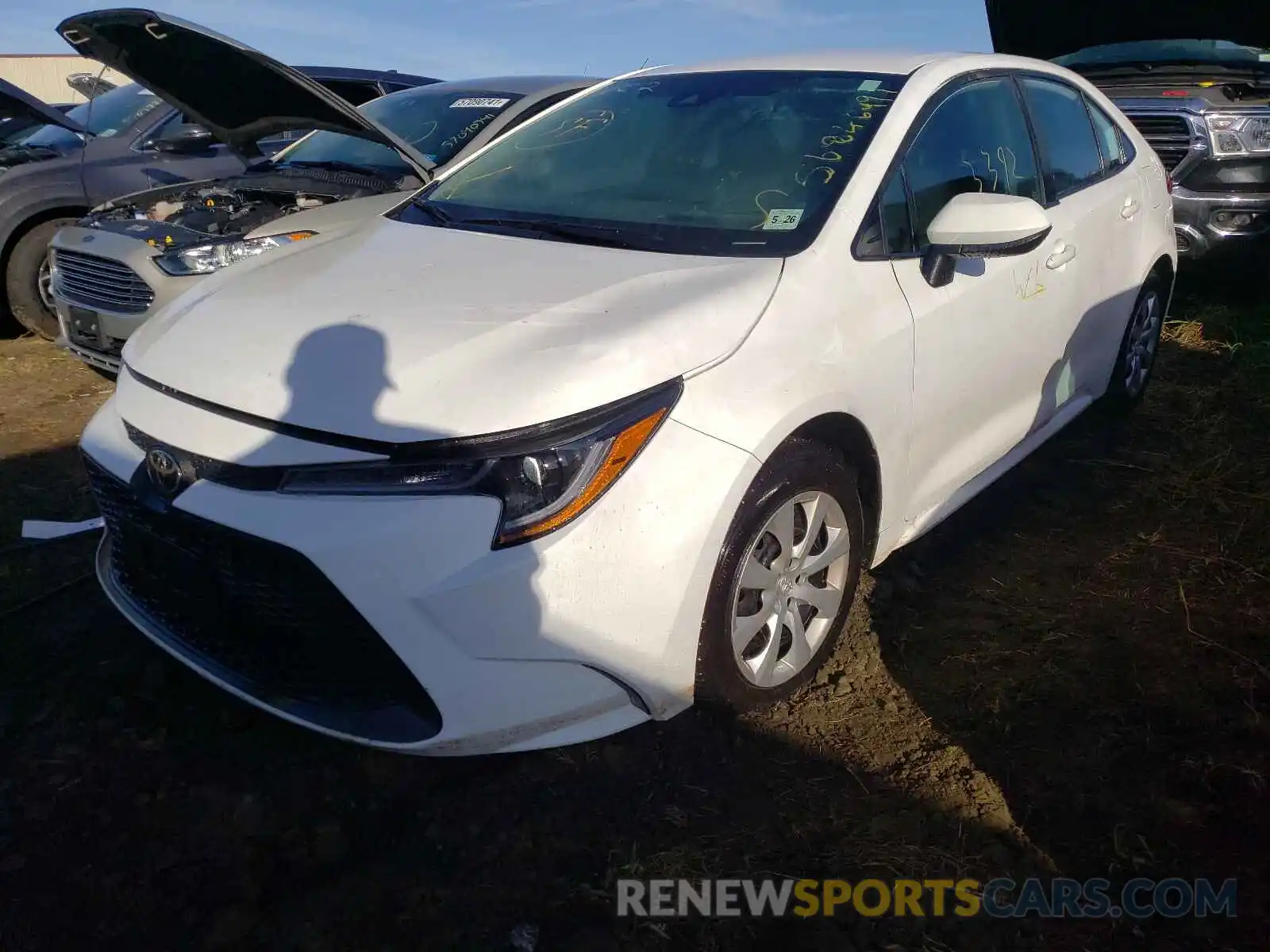 2 Photograph of a damaged car 5YFEPMAE4MP218621 TOYOTA COROLLA 2021