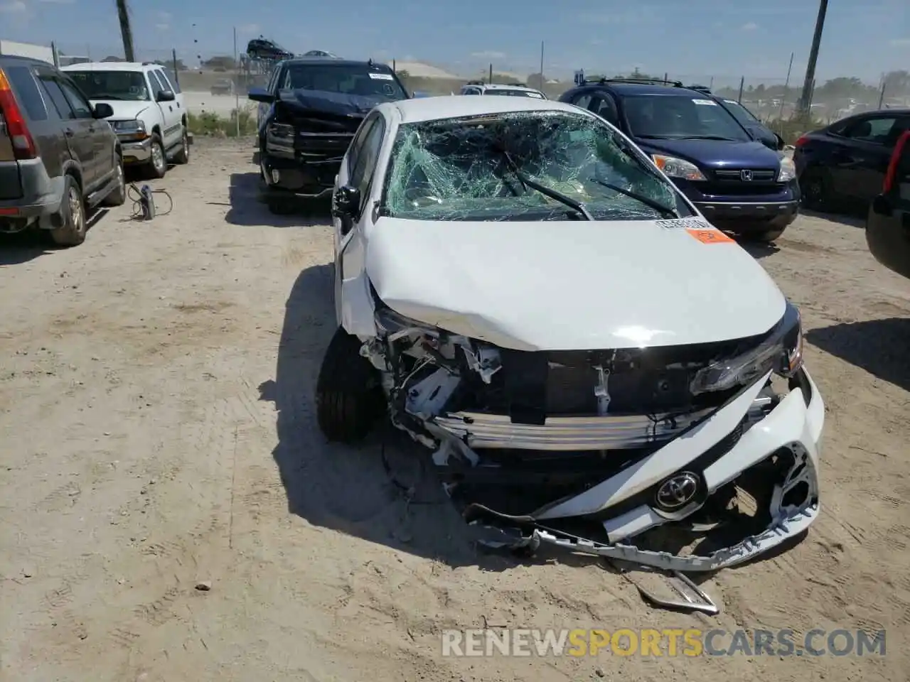 9 Photograph of a damaged car 5YFEPMAE4MP218800 TOYOTA COROLLA 2021