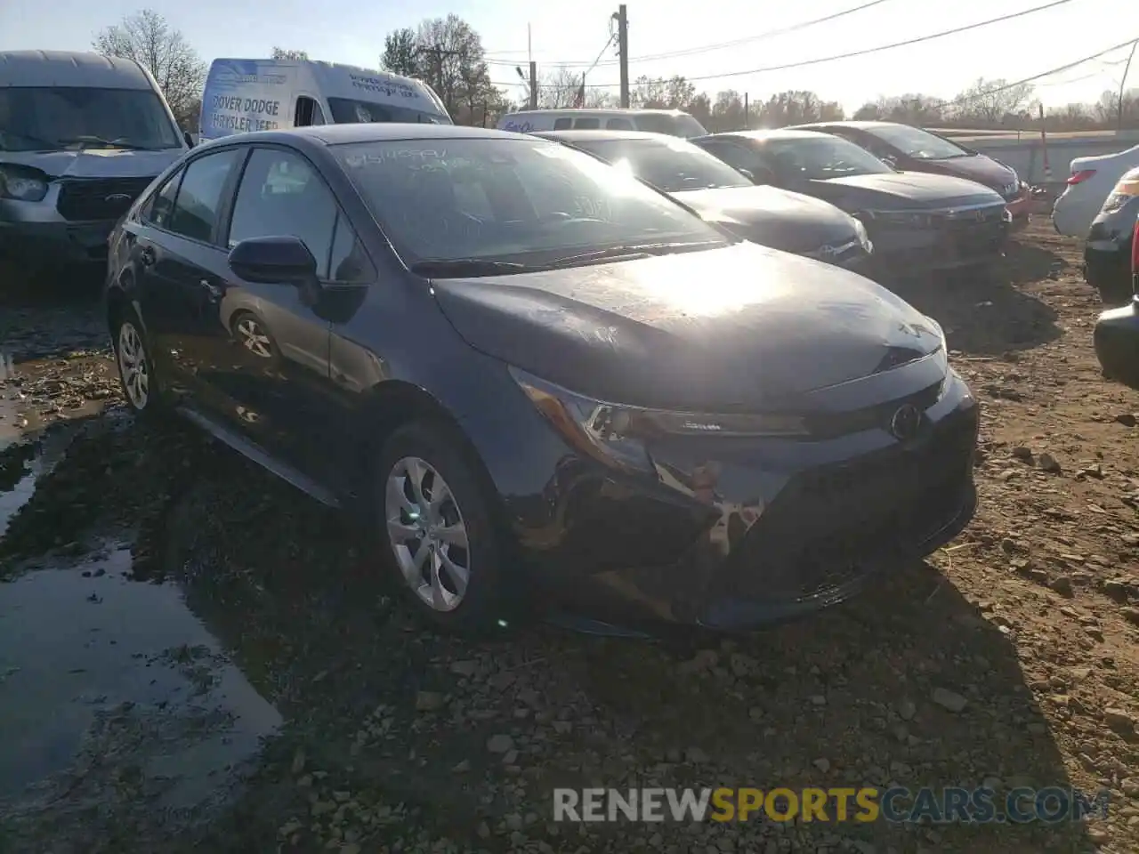 1 Photograph of a damaged car 5YFEPMAE4MP219820 TOYOTA COROLLA 2021