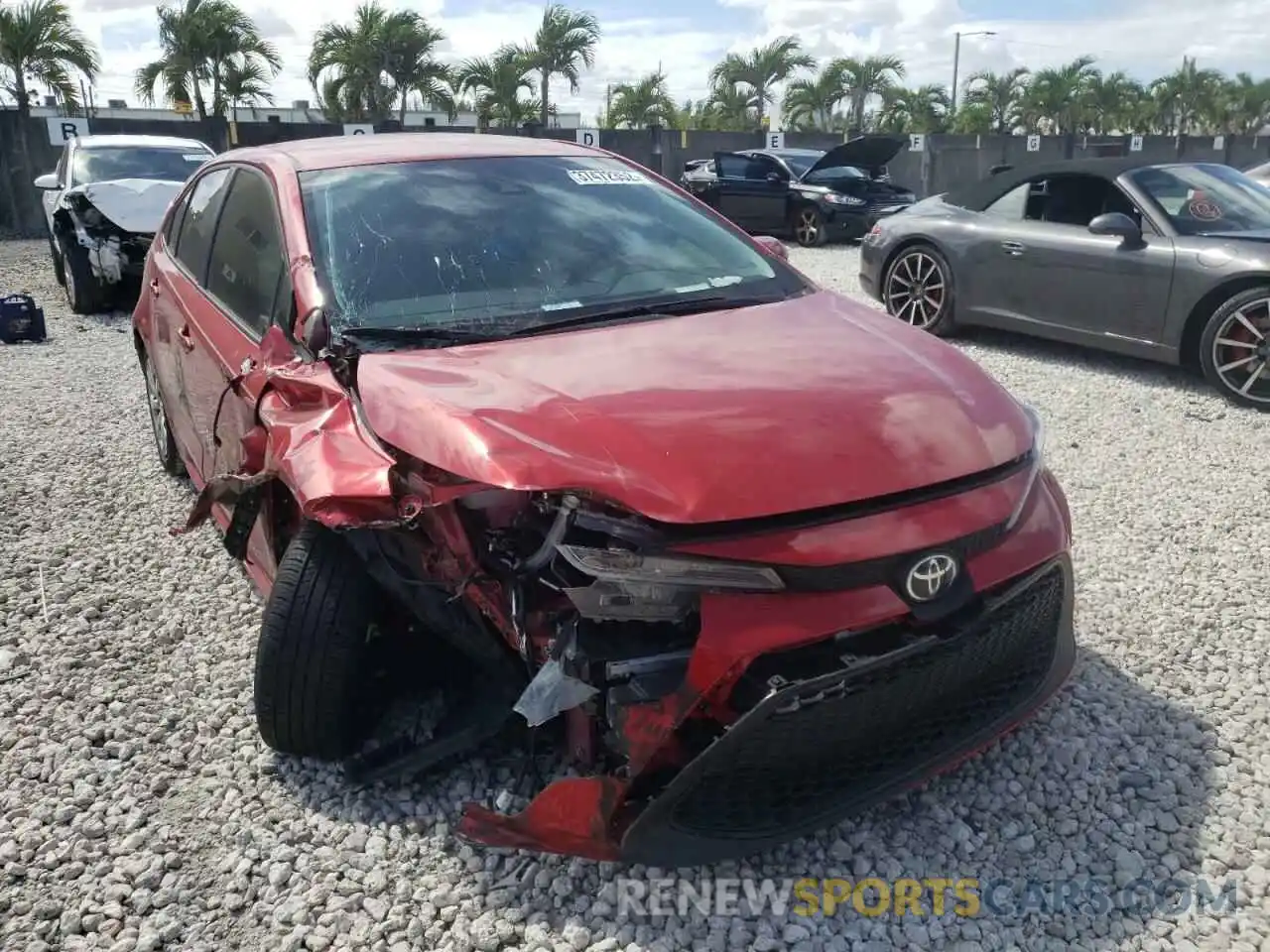 1 Photograph of a damaged car 5YFEPMAE4MP220191 TOYOTA COROLLA 2021