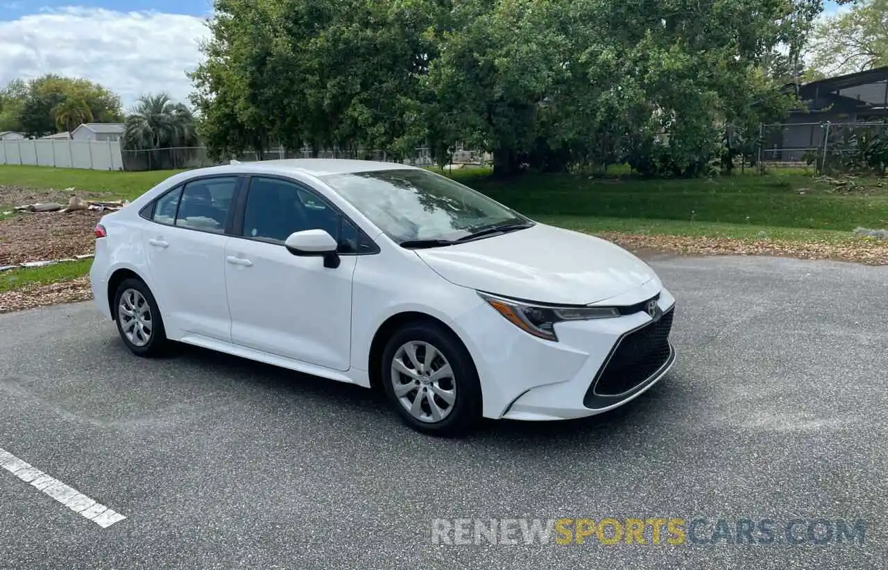 1 Photograph of a damaged car 5YFEPMAE4MP220496 TOYOTA COROLLA 2021