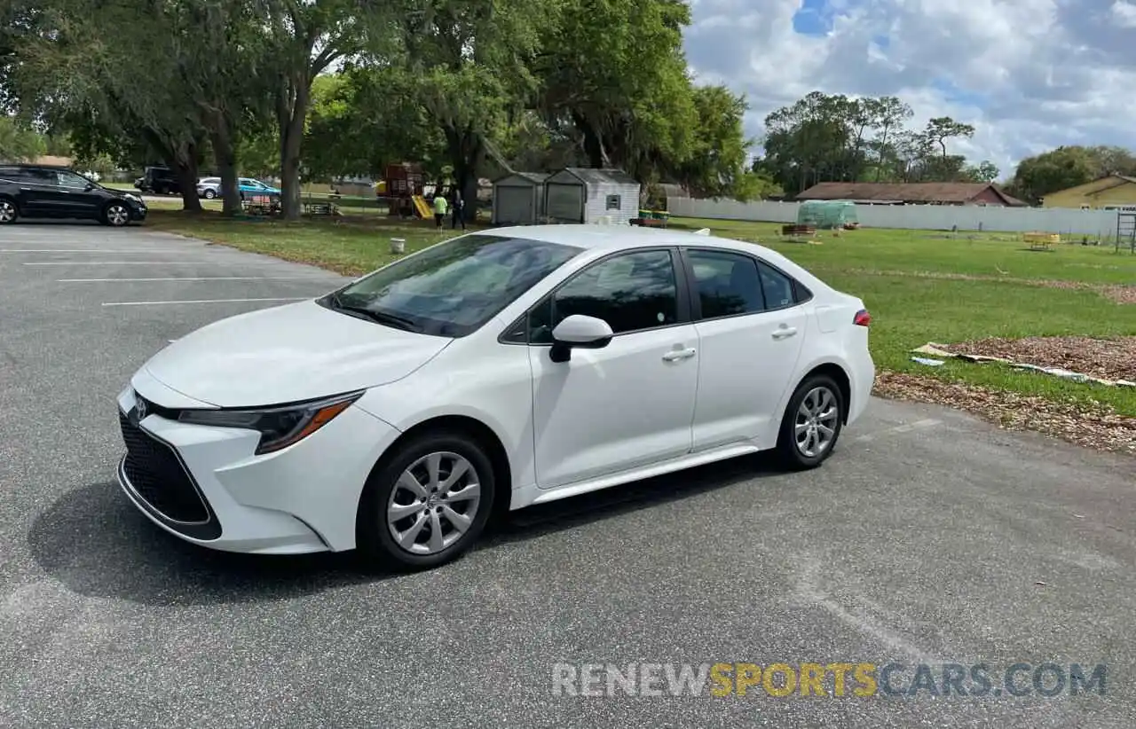 2 Photograph of a damaged car 5YFEPMAE4MP220496 TOYOTA COROLLA 2021