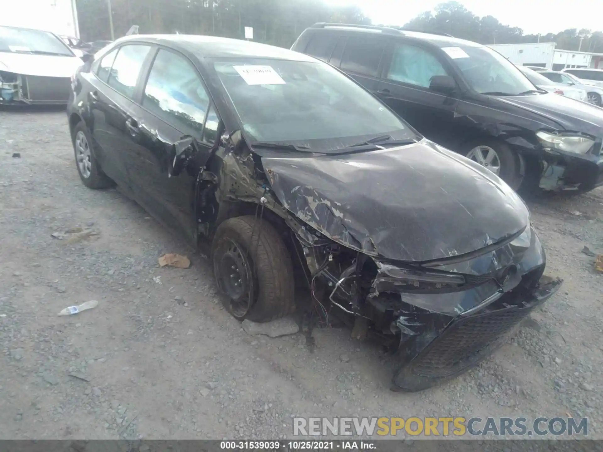 1 Photograph of a damaged car 5YFEPMAE4MP220594 TOYOTA COROLLA 2021