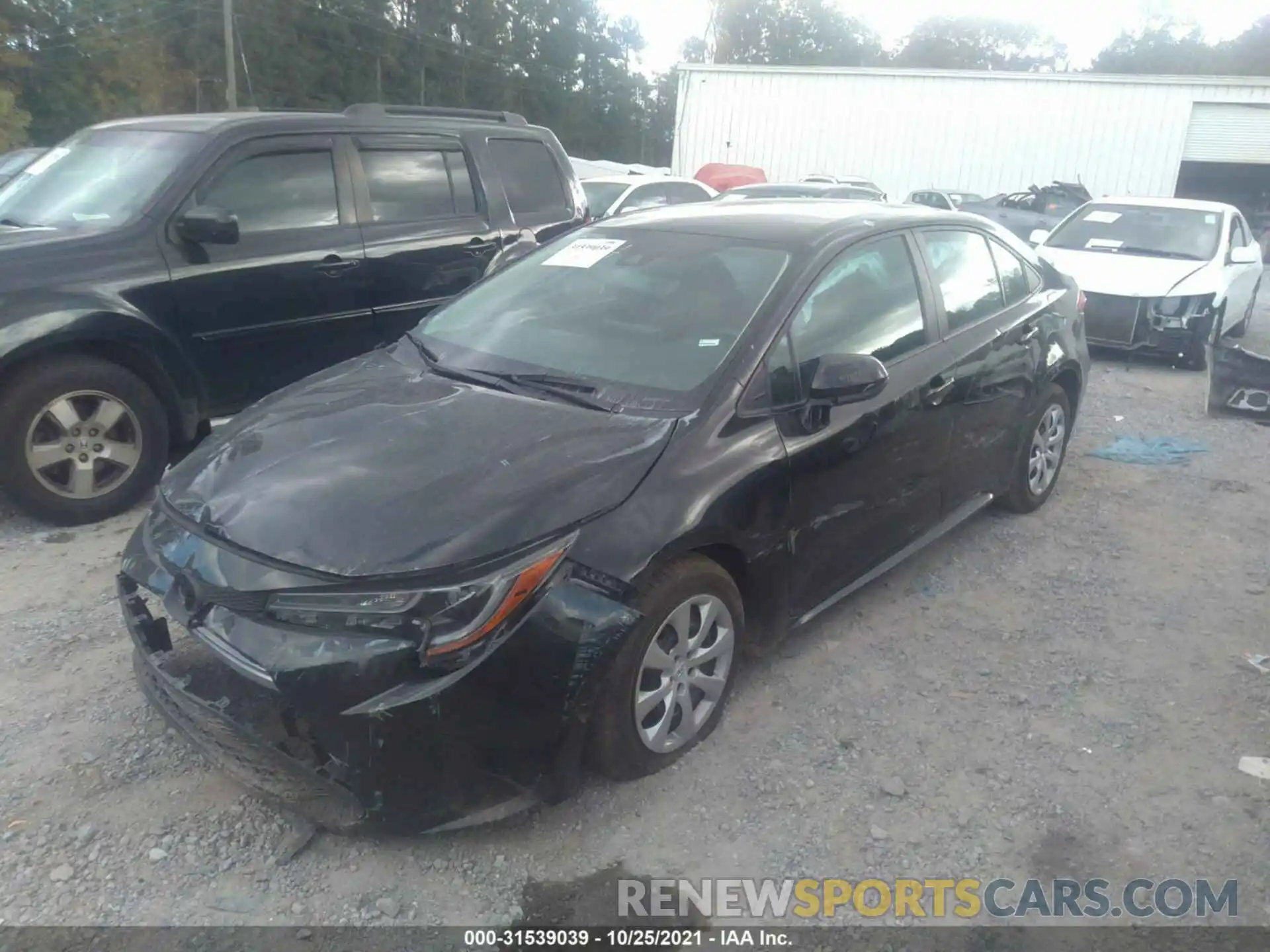 2 Photograph of a damaged car 5YFEPMAE4MP220594 TOYOTA COROLLA 2021