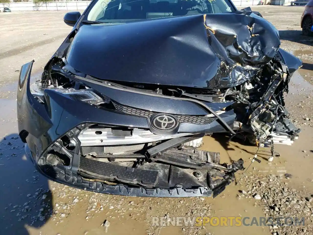 9 Photograph of a damaged car 5YFEPMAE4MP221129 TOYOTA COROLLA 2021