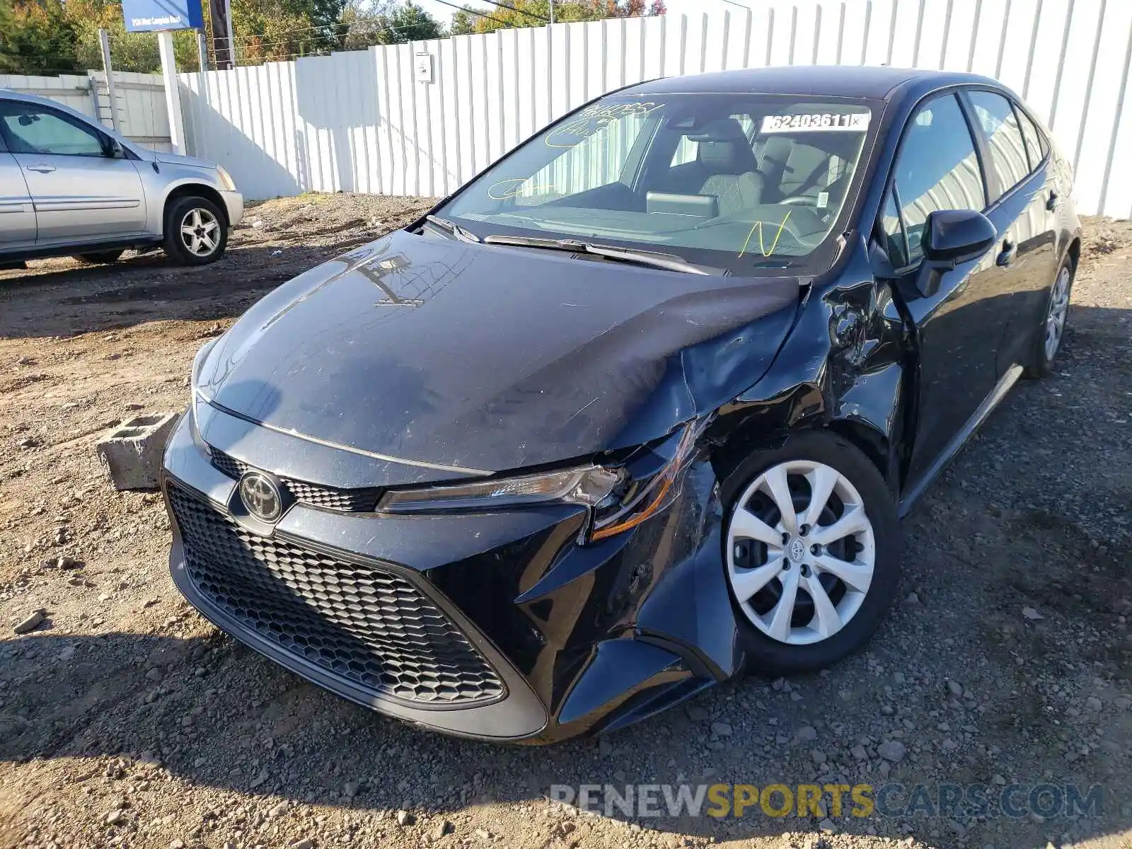 2 Photograph of a damaged car 5YFEPMAE4MP221213 TOYOTA COROLLA 2021