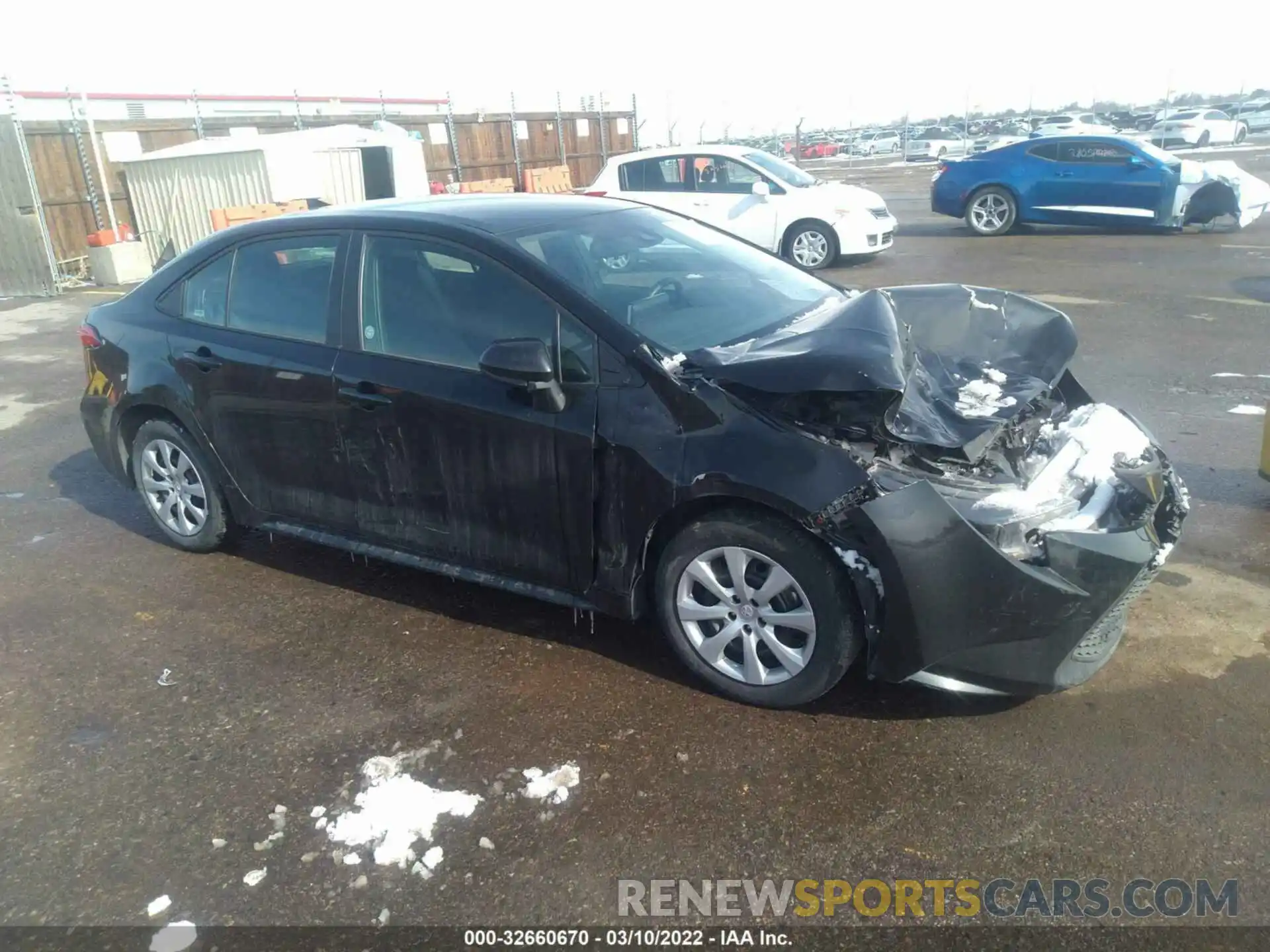 1 Photograph of a damaged car 5YFEPMAE4MP221261 TOYOTA COROLLA 2021