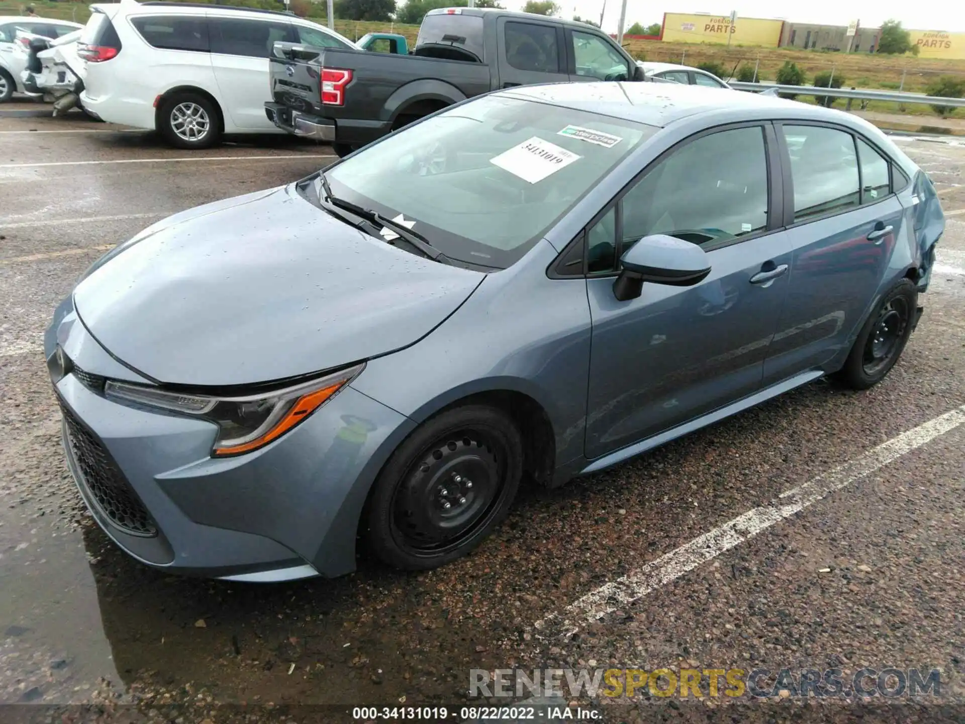 2 Photograph of a damaged car 5YFEPMAE4MP221289 TOYOTA COROLLA 2021