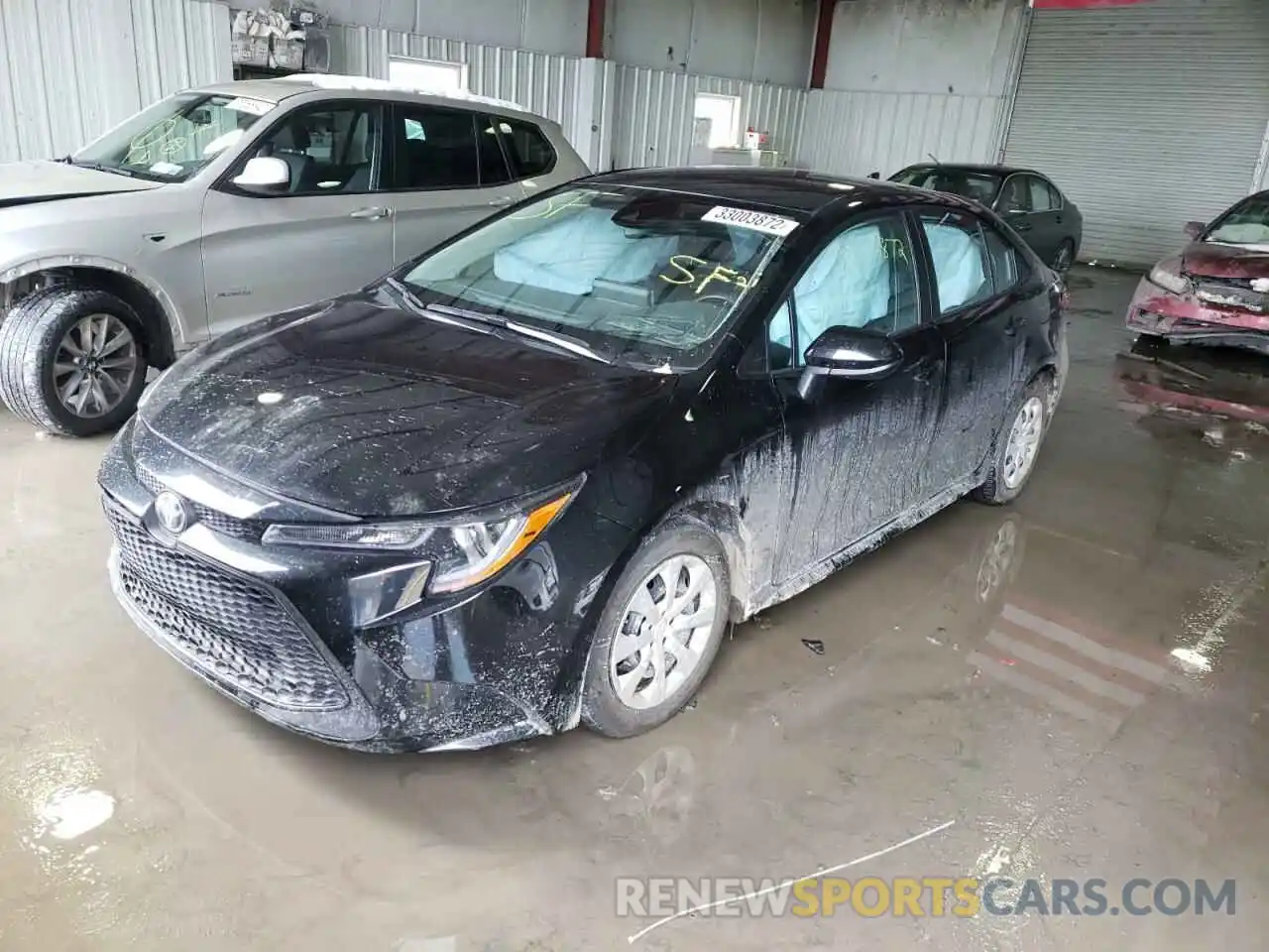 2 Photograph of a damaged car 5YFEPMAE4MP225603 TOYOTA COROLLA 2021