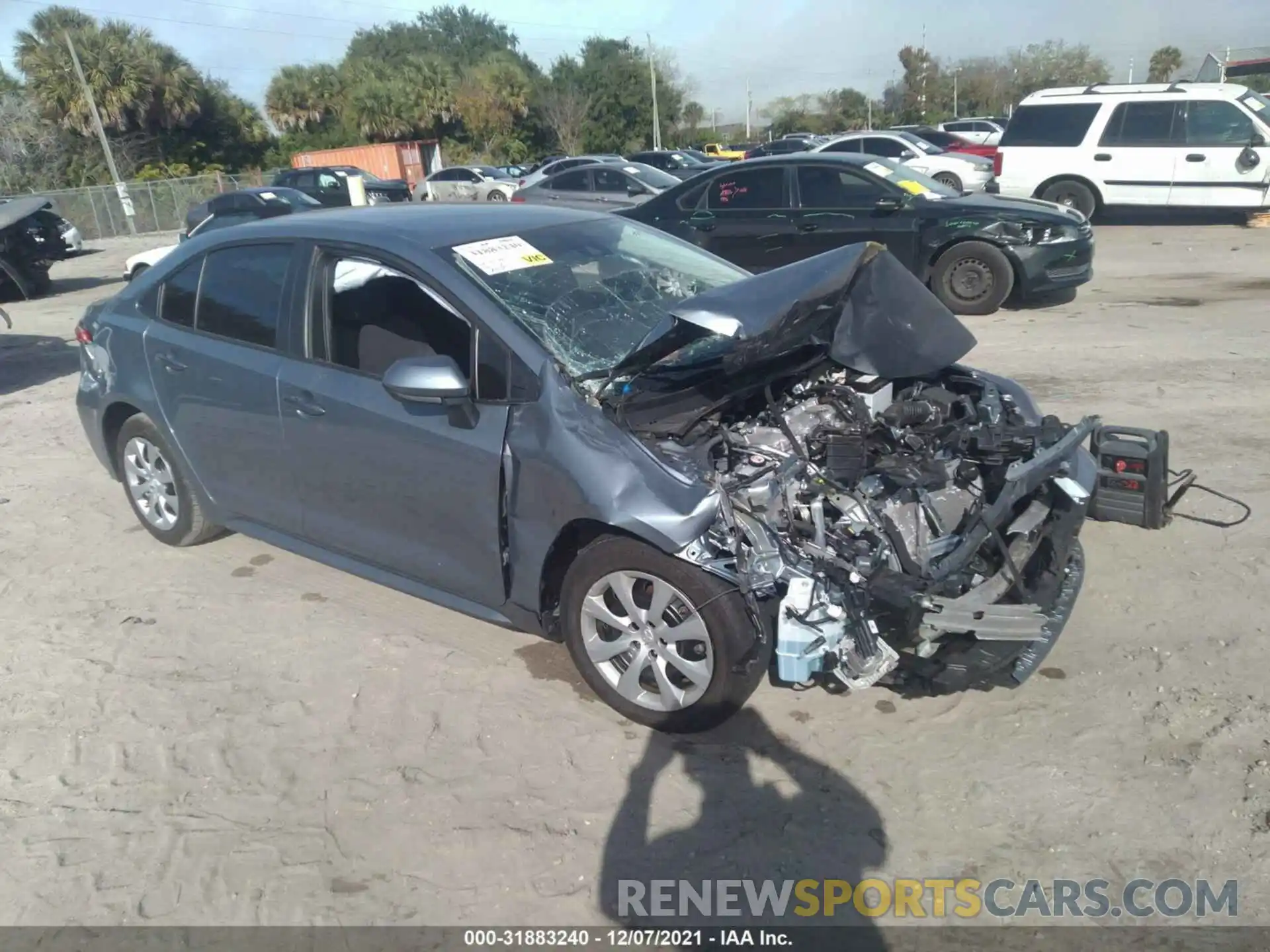 1 Photograph of a damaged car 5YFEPMAE4MP226380 TOYOTA COROLLA 2021