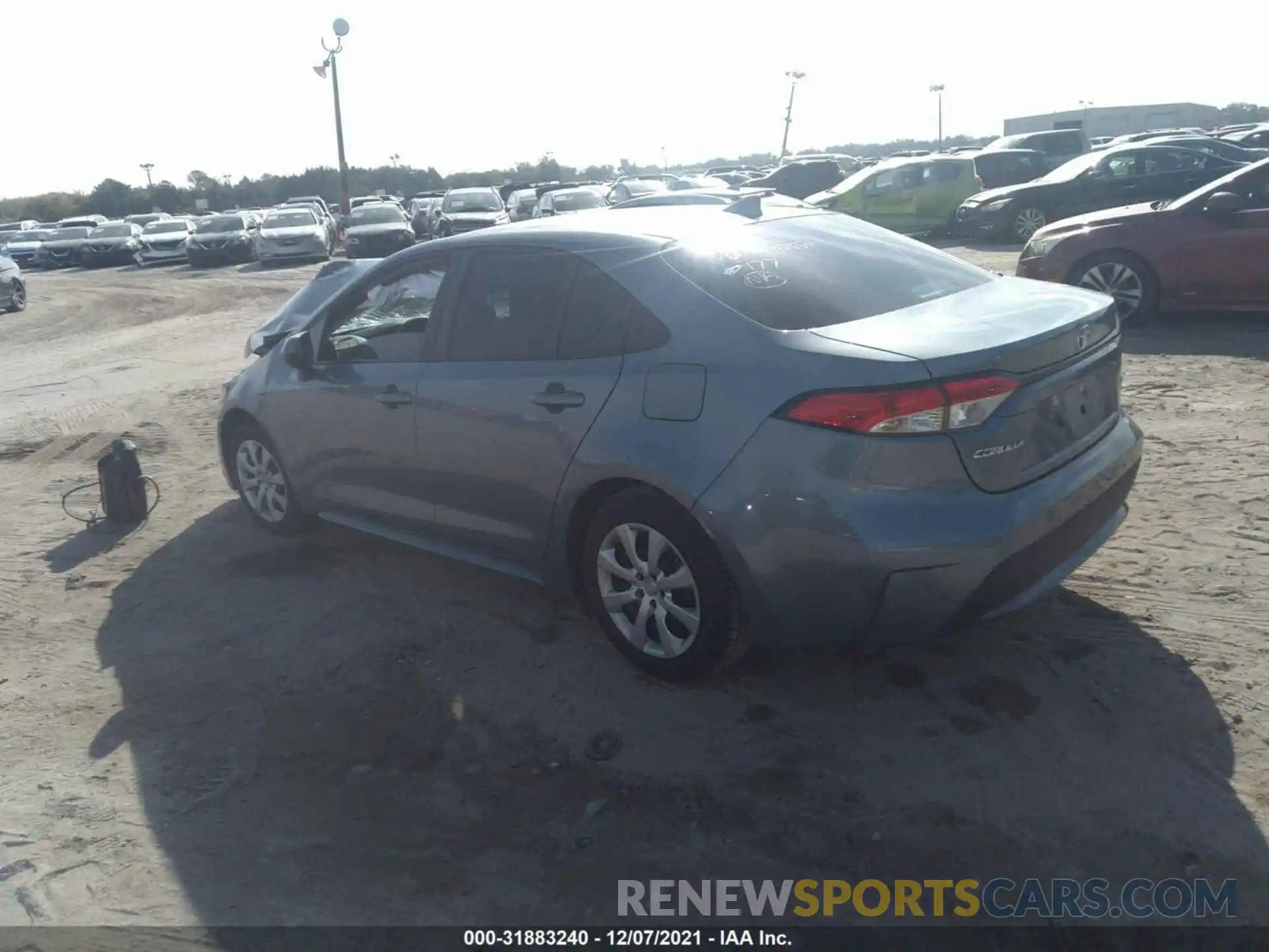 3 Photograph of a damaged car 5YFEPMAE4MP226380 TOYOTA COROLLA 2021