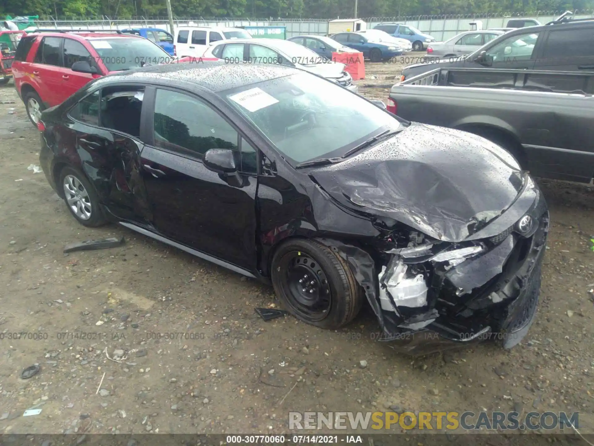 1 Photograph of a damaged car 5YFEPMAE4MP226878 TOYOTA COROLLA 2021