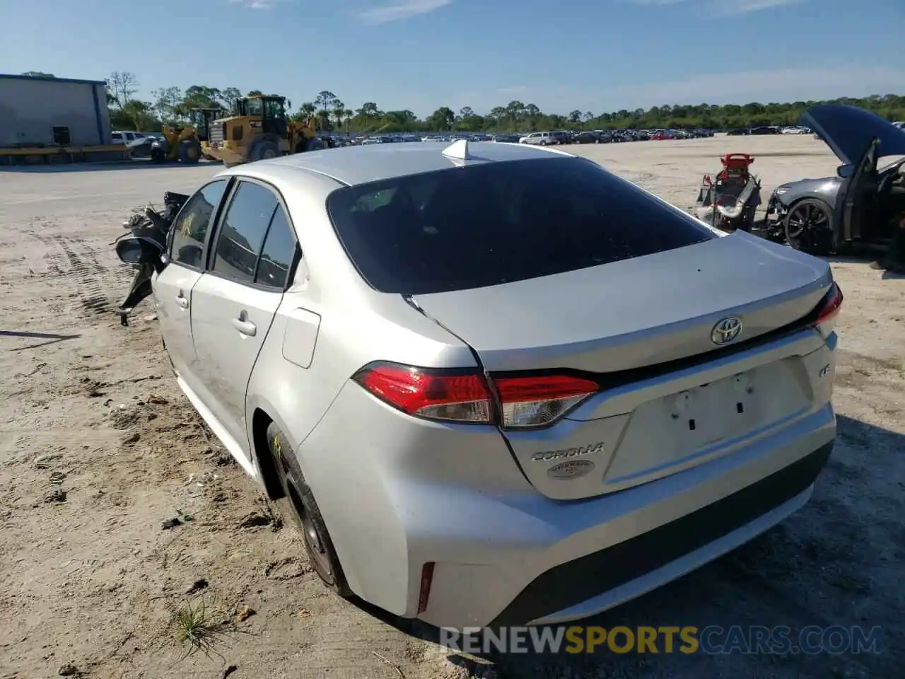 3 Photograph of a damaged car 5YFEPMAE4MP229215 TOYOTA COROLLA 2021