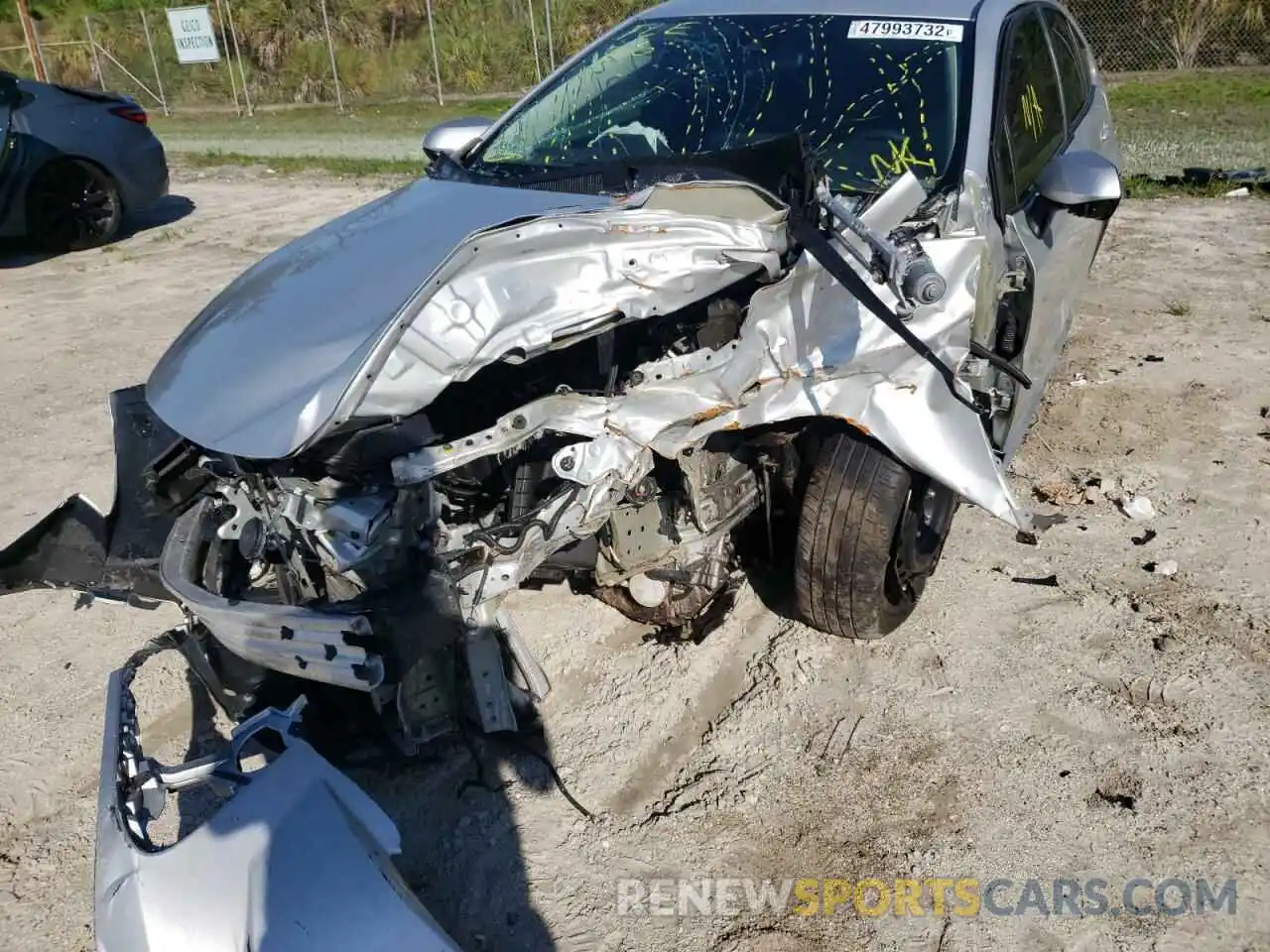 9 Photograph of a damaged car 5YFEPMAE4MP229215 TOYOTA COROLLA 2021