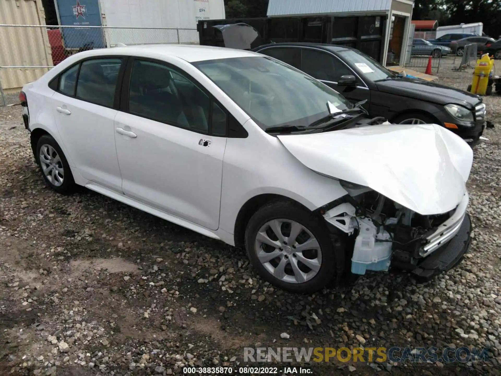 1 Photograph of a damaged car 5YFEPMAE4MP229313 TOYOTA COROLLA 2021