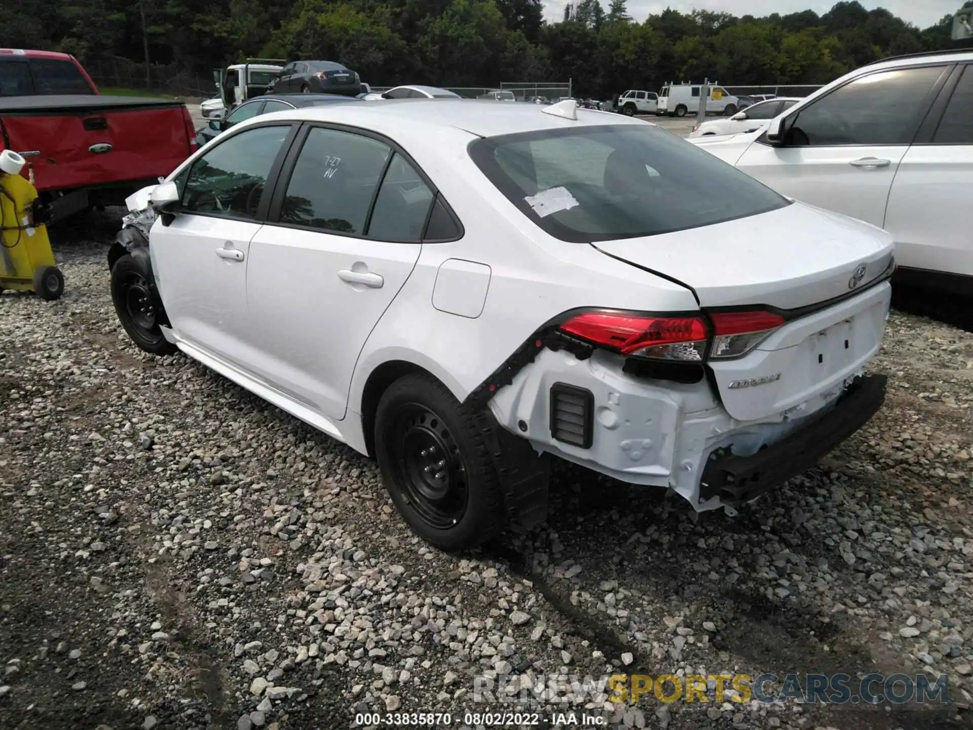 3 Photograph of a damaged car 5YFEPMAE4MP229313 TOYOTA COROLLA 2021