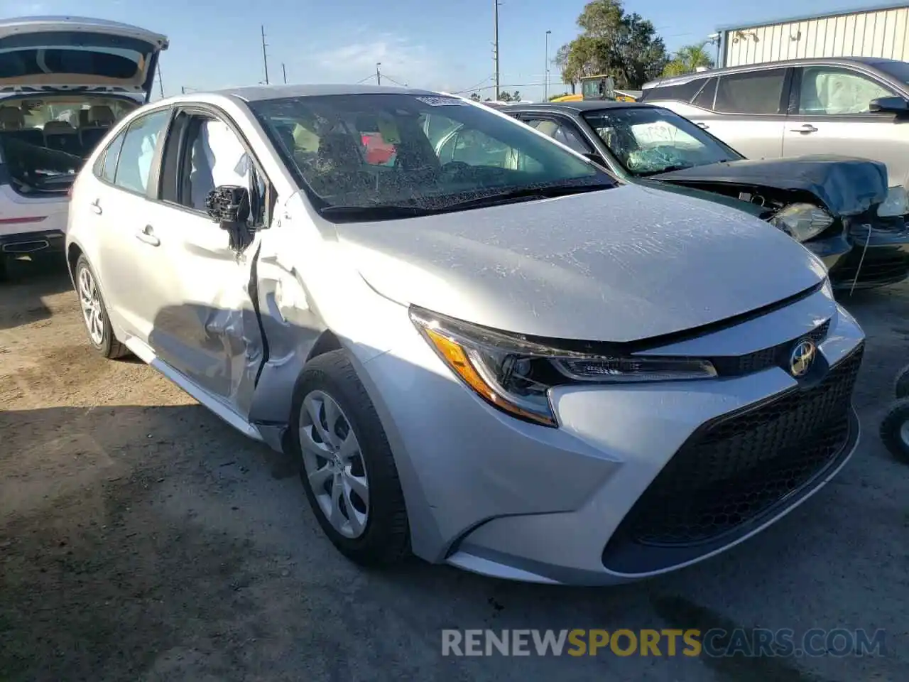 1 Photograph of a damaged car 5YFEPMAE4MP229974 TOYOTA COROLLA 2021