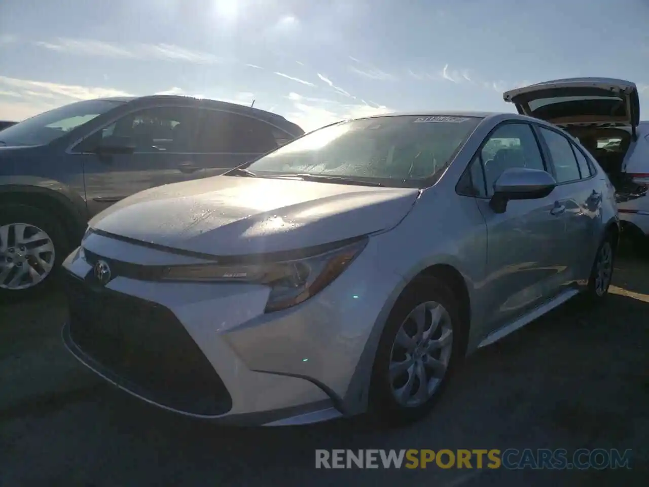 2 Photograph of a damaged car 5YFEPMAE4MP229974 TOYOTA COROLLA 2021