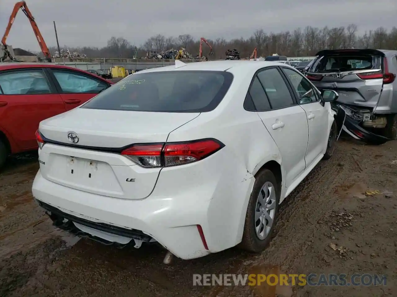 4 Photograph of a damaged car 5YFEPMAE4MP230543 TOYOTA COROLLA 2021