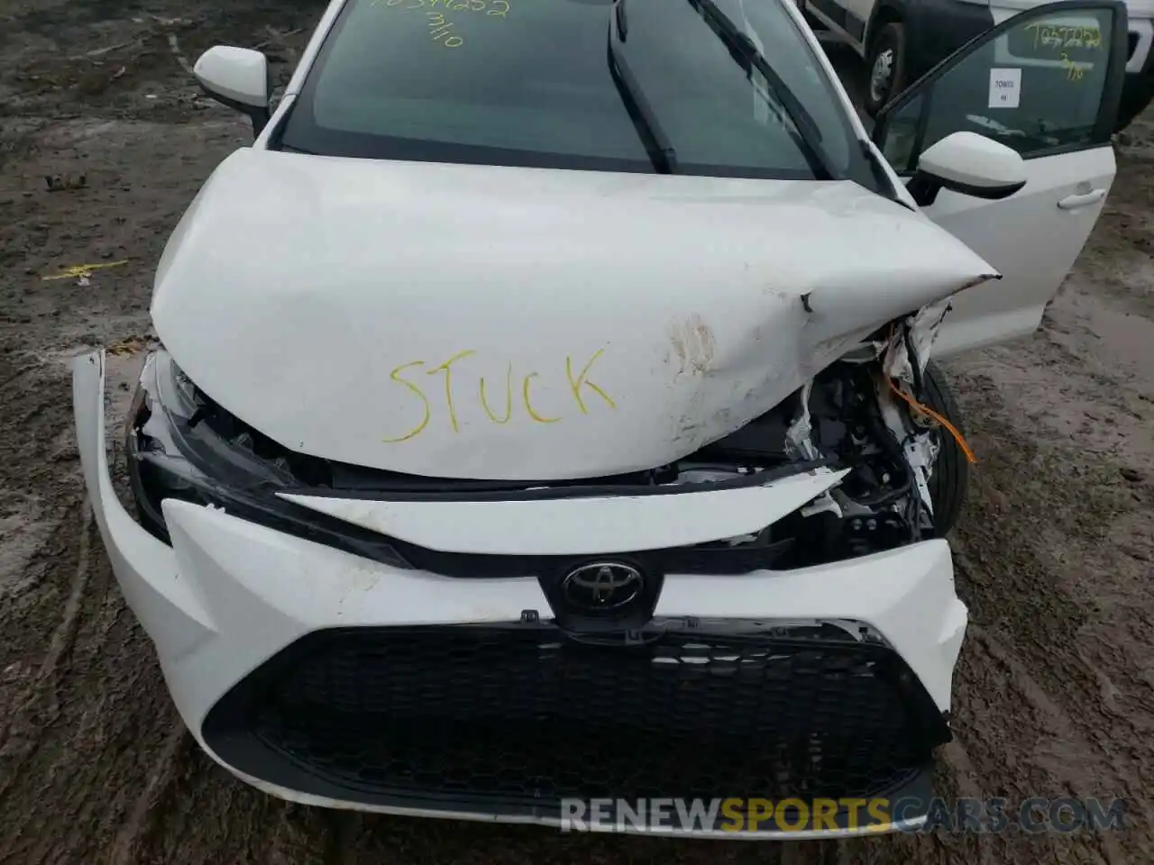 7 Photograph of a damaged car 5YFEPMAE4MP230543 TOYOTA COROLLA 2021