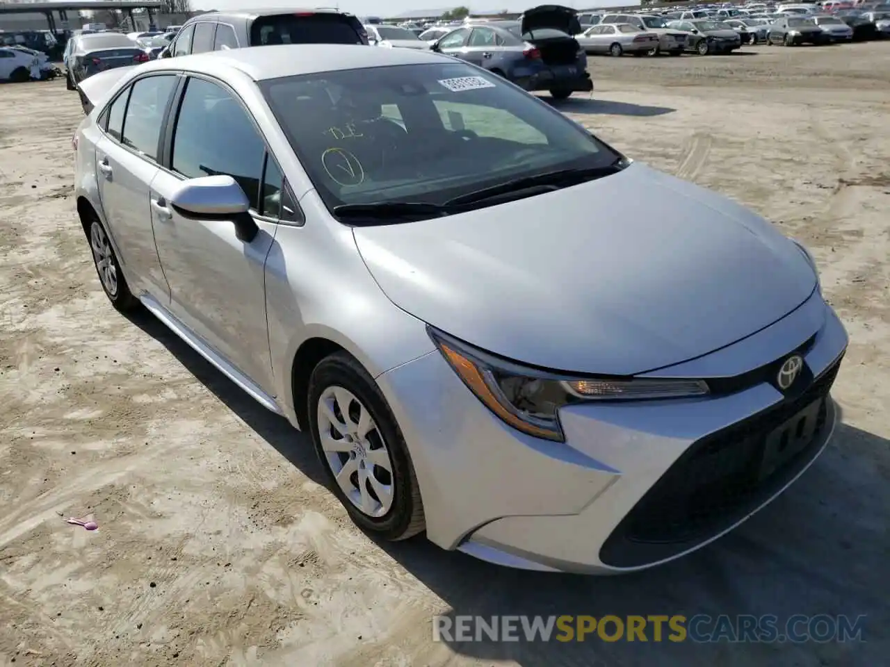 1 Photograph of a damaged car 5YFEPMAE4MP231238 TOYOTA COROLLA 2021