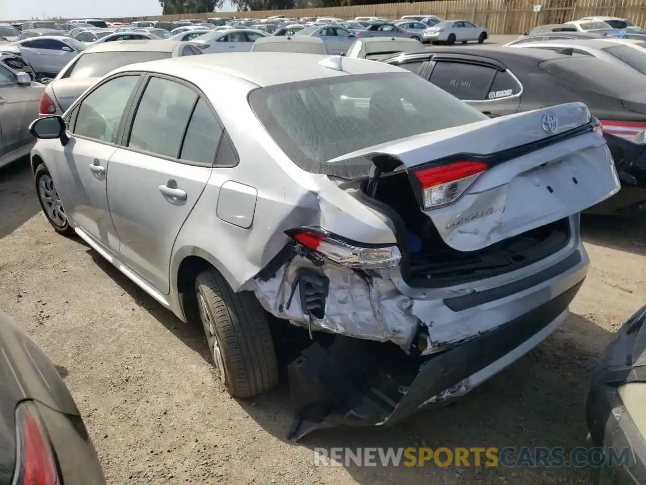 3 Photograph of a damaged car 5YFEPMAE4MP231238 TOYOTA COROLLA 2021