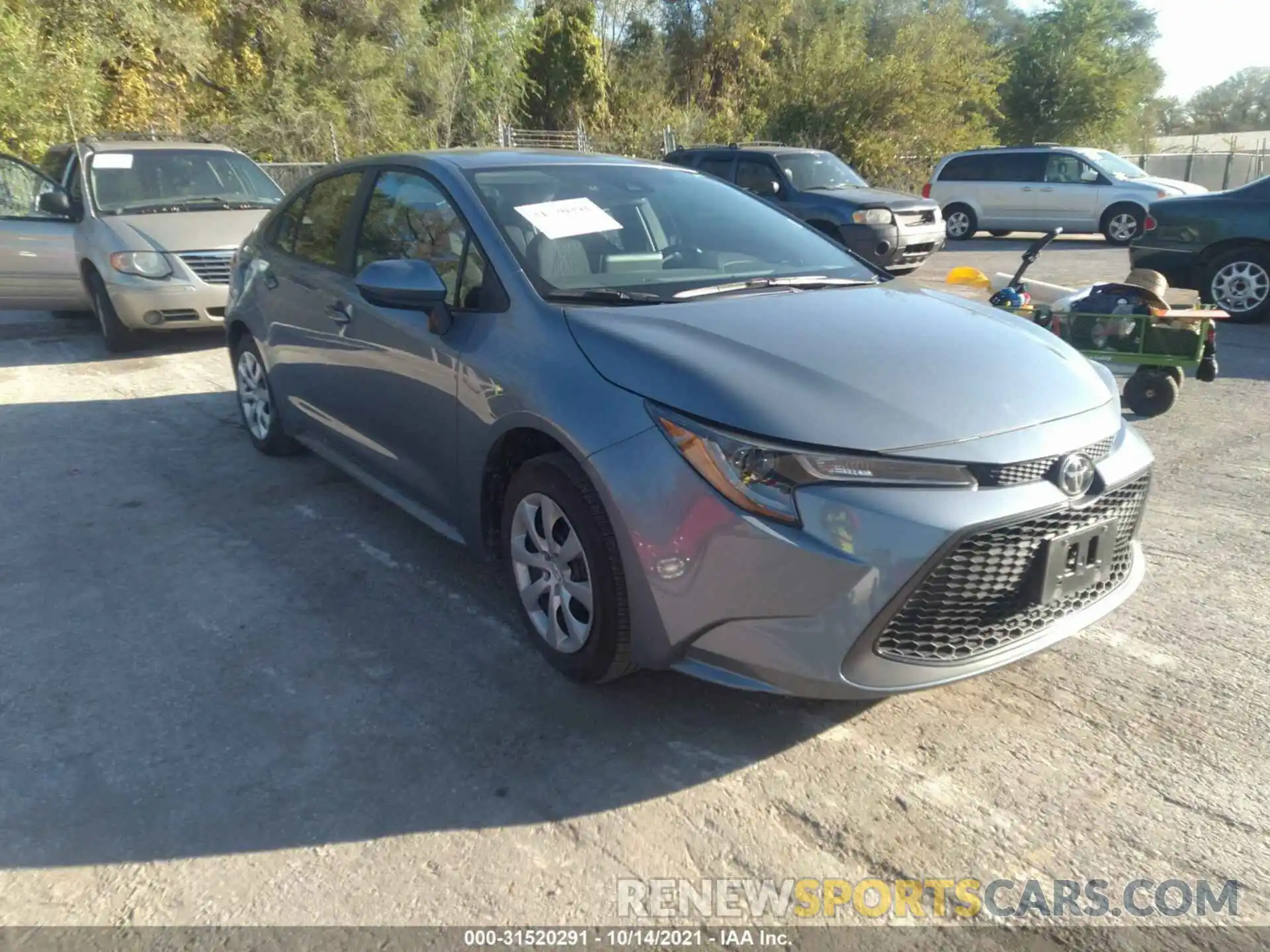 1 Photograph of a damaged car 5YFEPMAE4MP232115 TOYOTA COROLLA 2021