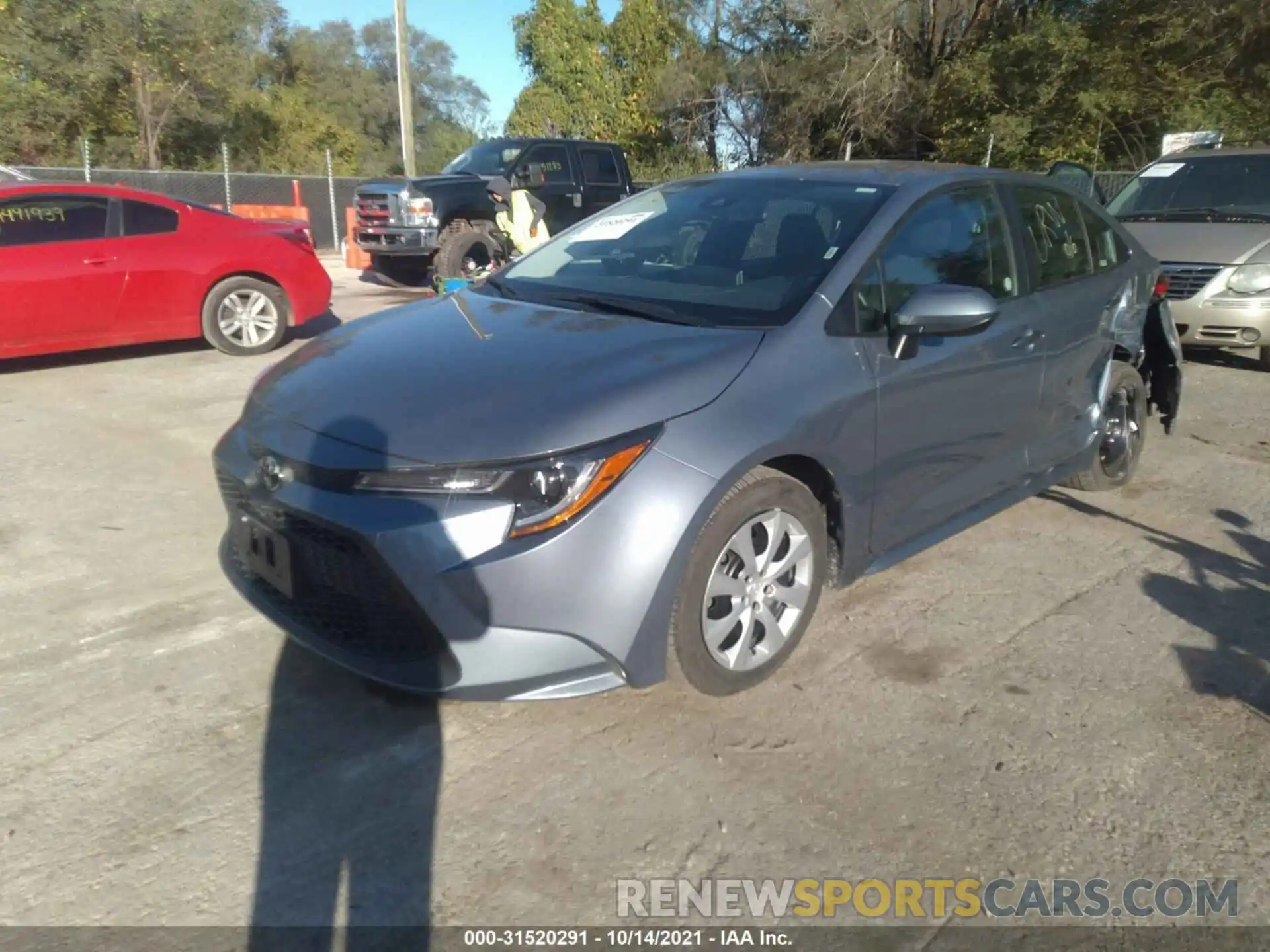 2 Photograph of a damaged car 5YFEPMAE4MP232115 TOYOTA COROLLA 2021