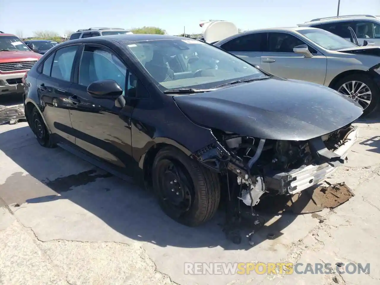 1 Photograph of a damaged car 5YFEPMAE4MP232776 TOYOTA COROLLA 2021