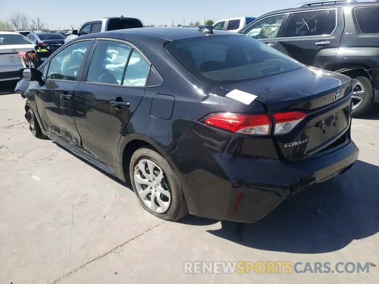 3 Photograph of a damaged car 5YFEPMAE4MP232776 TOYOTA COROLLA 2021