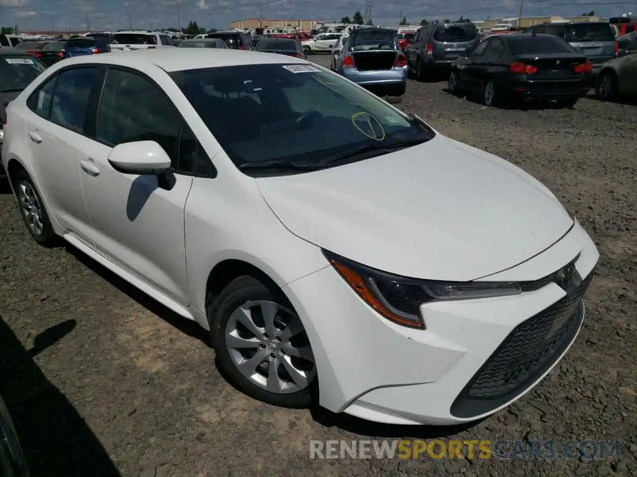 1 Photograph of a damaged car 5YFEPMAE4MP232955 TOYOTA COROLLA 2021