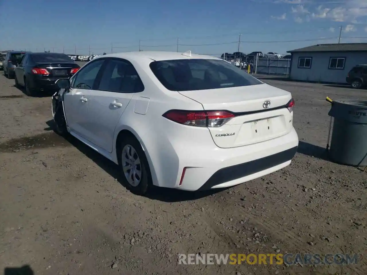 3 Photograph of a damaged car 5YFEPMAE4MP232955 TOYOTA COROLLA 2021