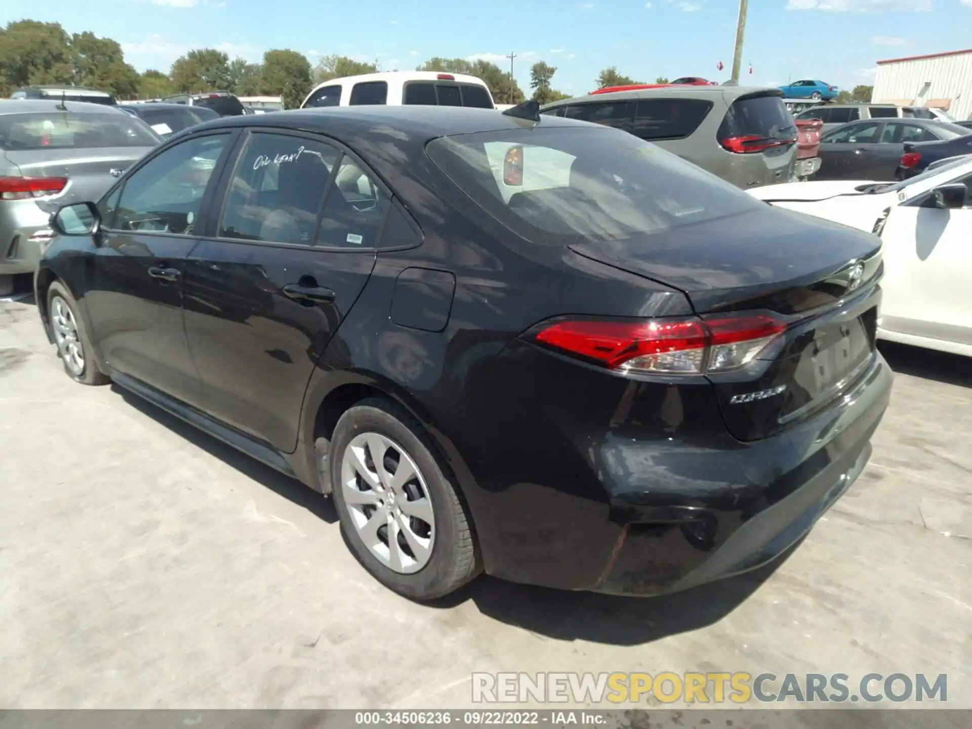 3 Photograph of a damaged car 5YFEPMAE4MP233443 TOYOTA COROLLA 2021