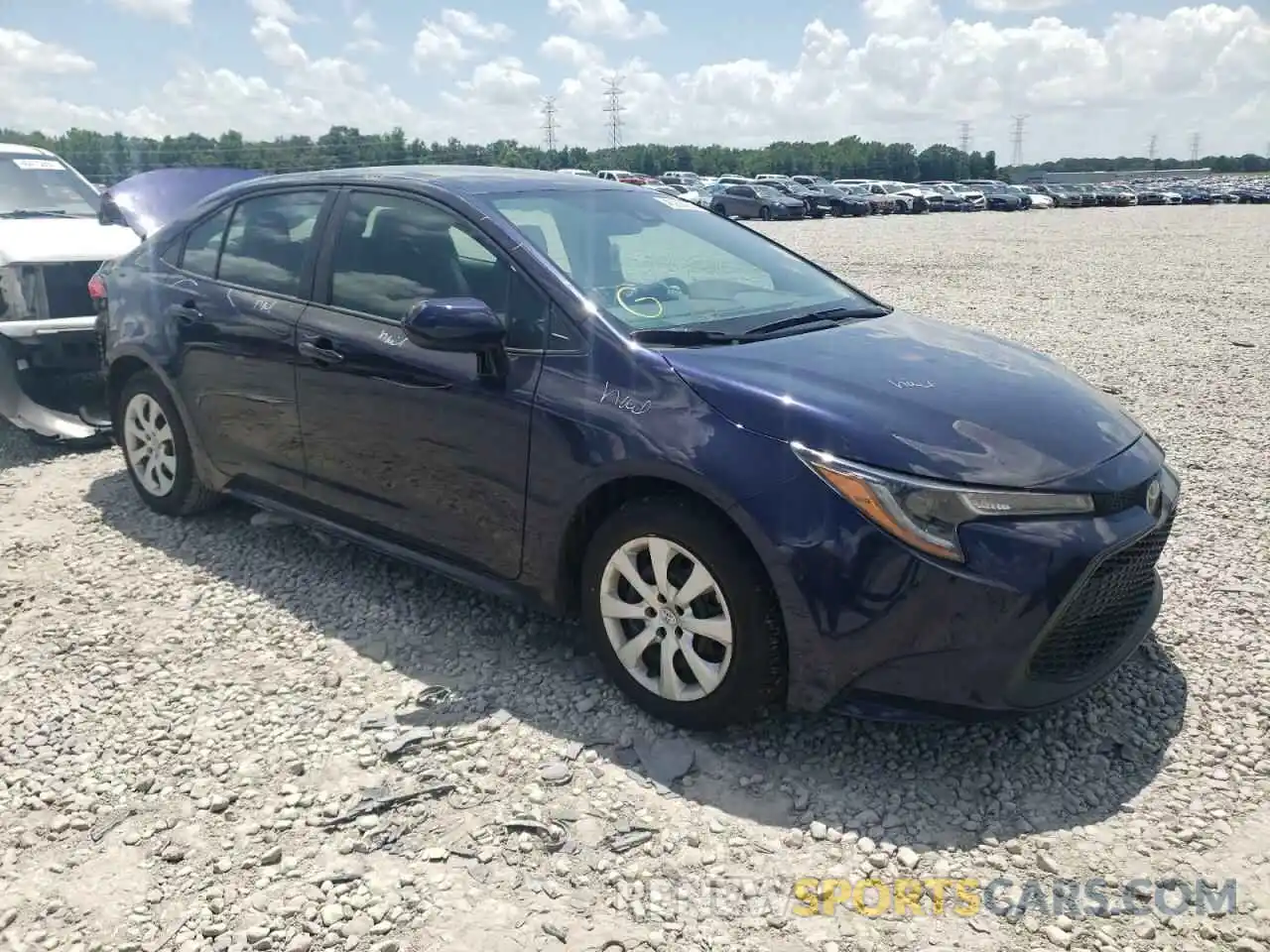 1 Photograph of a damaged car 5YFEPMAE4MP234933 TOYOTA COROLLA 2021