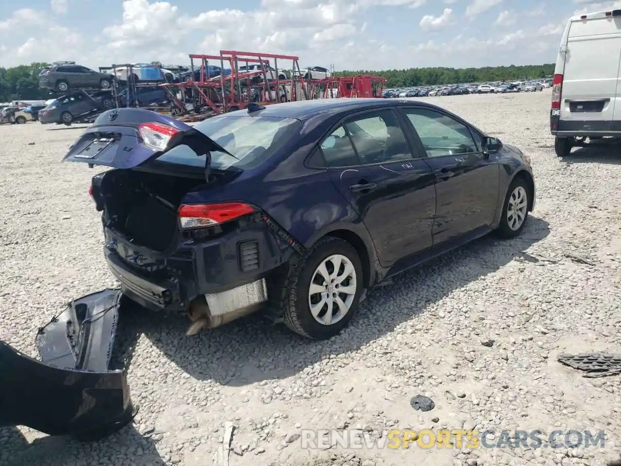 4 Photograph of a damaged car 5YFEPMAE4MP234933 TOYOTA COROLLA 2021