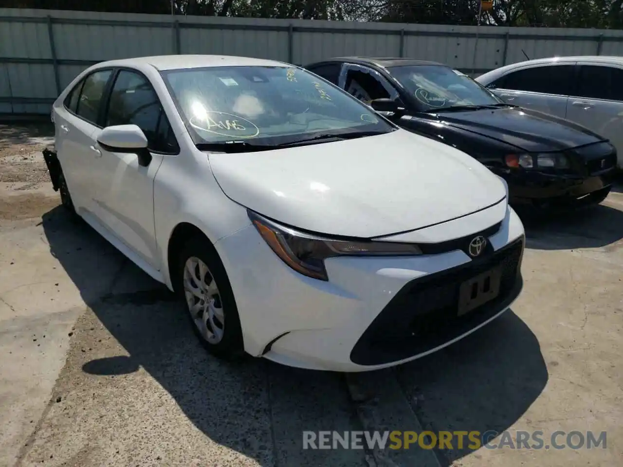 1 Photograph of a damaged car 5YFEPMAE4MP237136 TOYOTA COROLLA 2021