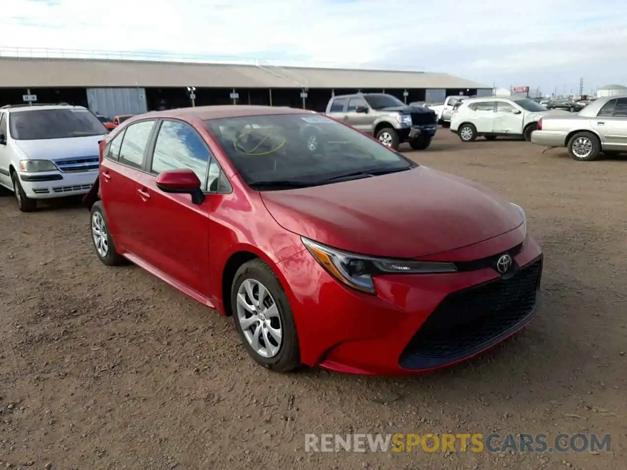 1 Photograph of a damaged car 5YFEPMAE4MP237542 TOYOTA COROLLA 2021