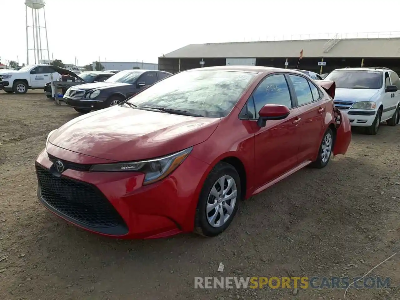 2 Photograph of a damaged car 5YFEPMAE4MP237542 TOYOTA COROLLA 2021