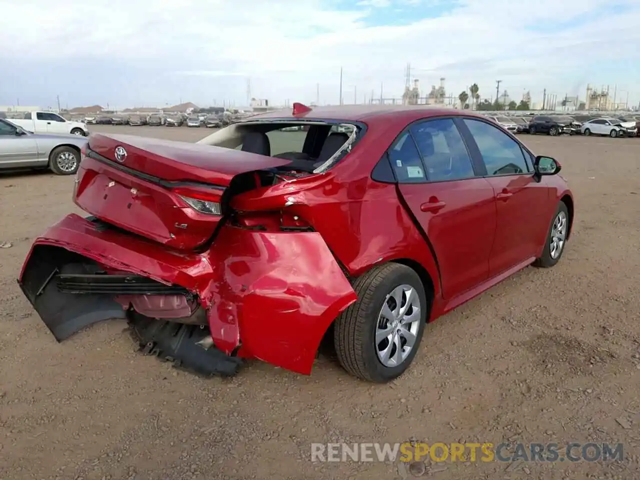 4 Photograph of a damaged car 5YFEPMAE4MP237542 TOYOTA COROLLA 2021